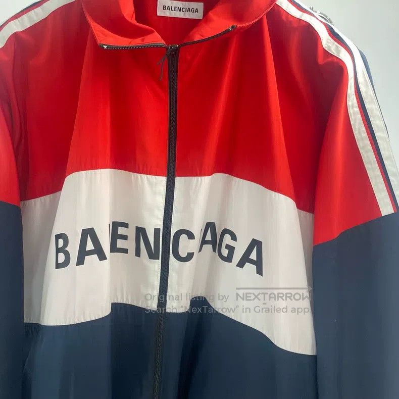 Balenciaga Balenciaga Windbreaker in red, white, and blue Size XS / US 0-2 / IT 36-38 - 3 Thumbnail