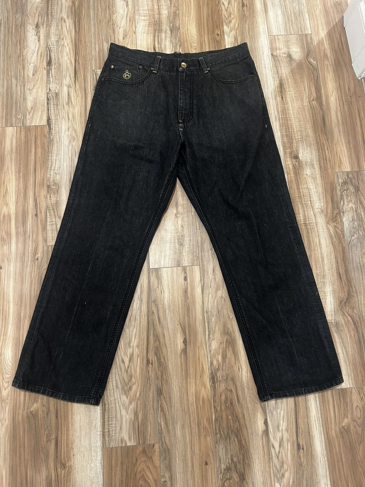 Other Vintage Y2K baggy eight732 denim jeans with embroidery Size US 40 / EU 56 - 3 Thumbnail
