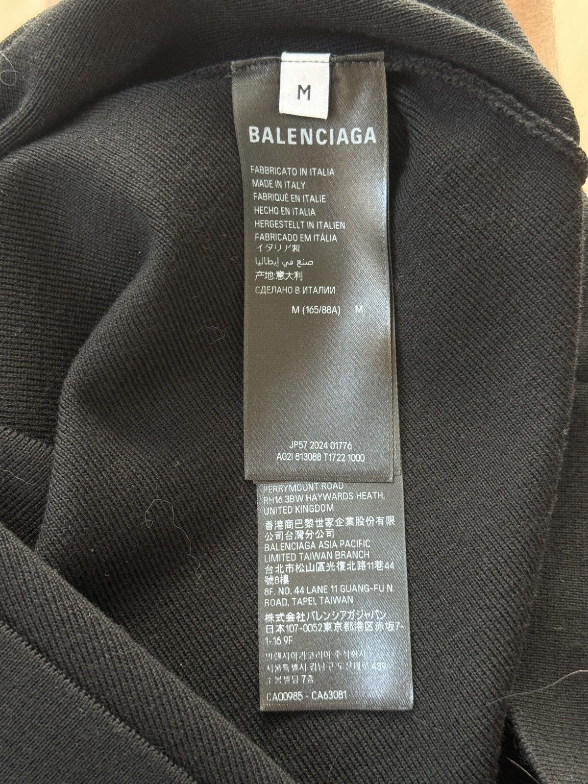 Balenciaga (SAMPLE) Balenciaga 25Summer Reverse Polo Knit Size US M / EU 48-50 / 2 - 6 Thumbnail