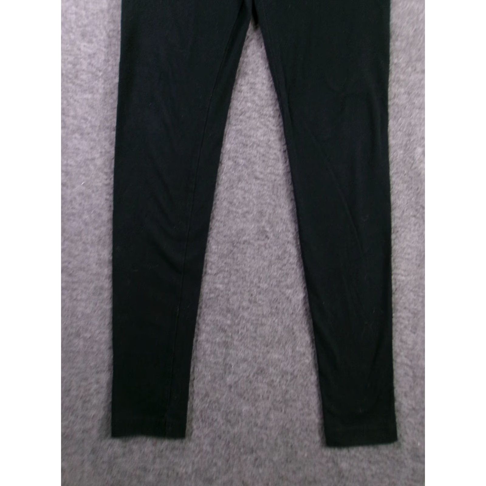 Aeropostale AeroPostale Leggings Womens S Fleece Lined Stretch Black Skinny Pull On Cozy Size 28" / US 6 / IT 42 - 3 Thumbnail