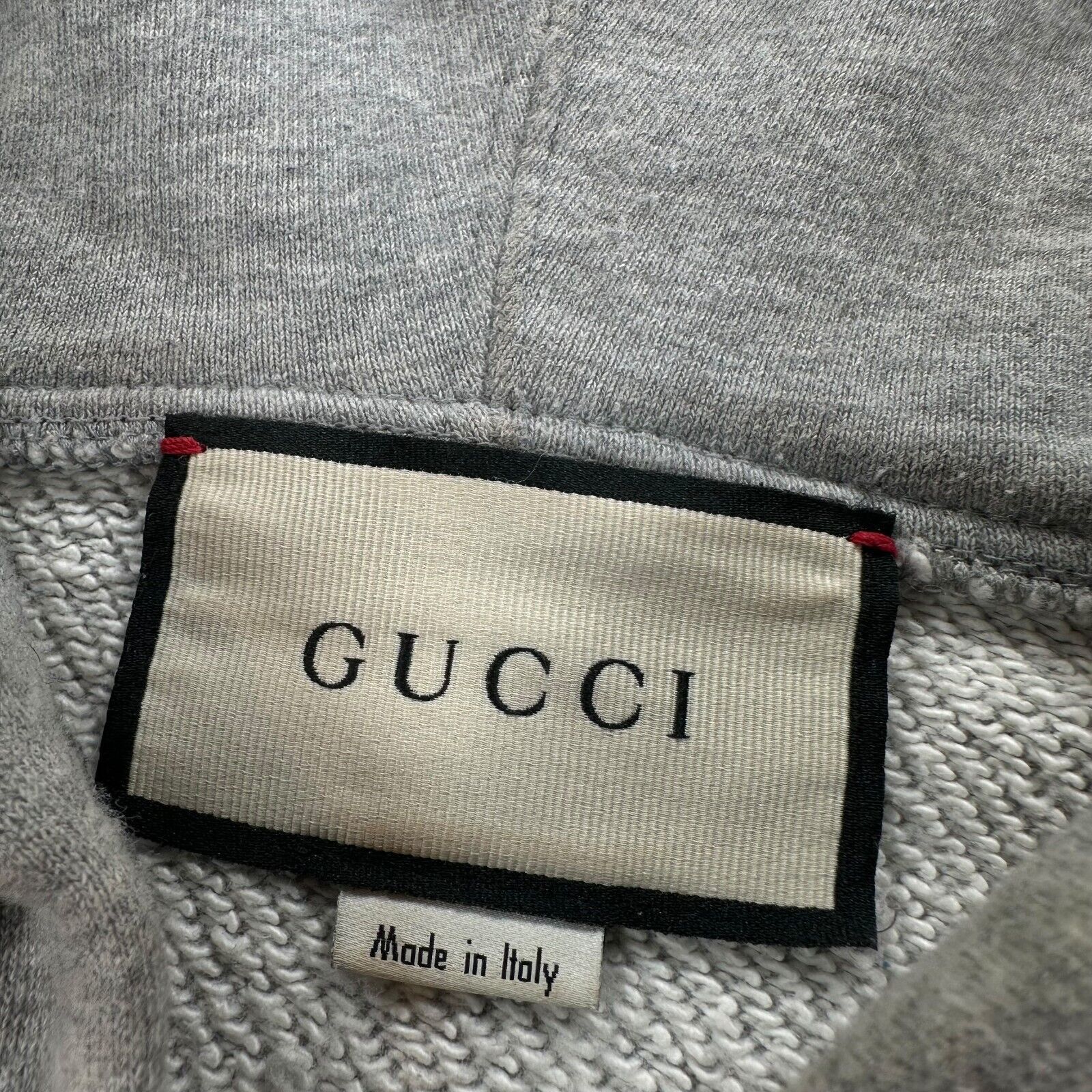 Gucci Gucci Size M Sweatshirt Grey Vertical Logo Graphic Print Size US M / EU 48-50 / 2 - 3 Thumbnail