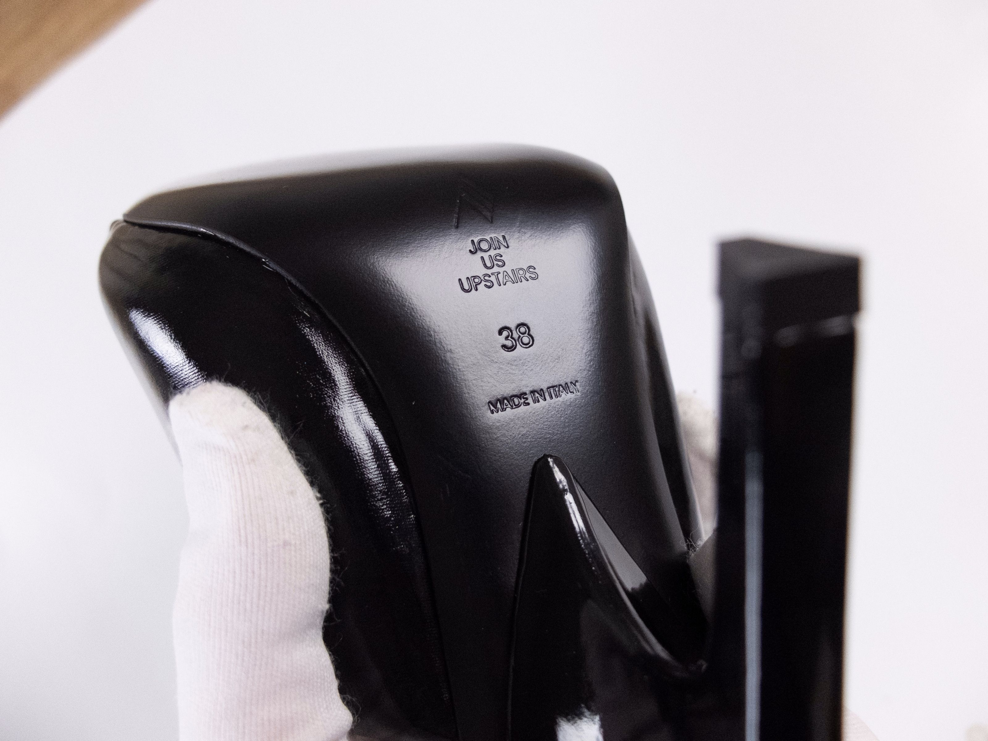 The Attico THE ATTICO Rem black varnish faux leather mules sandals 8 38 Size US 8 / IT 38 - 10 Thumbnail