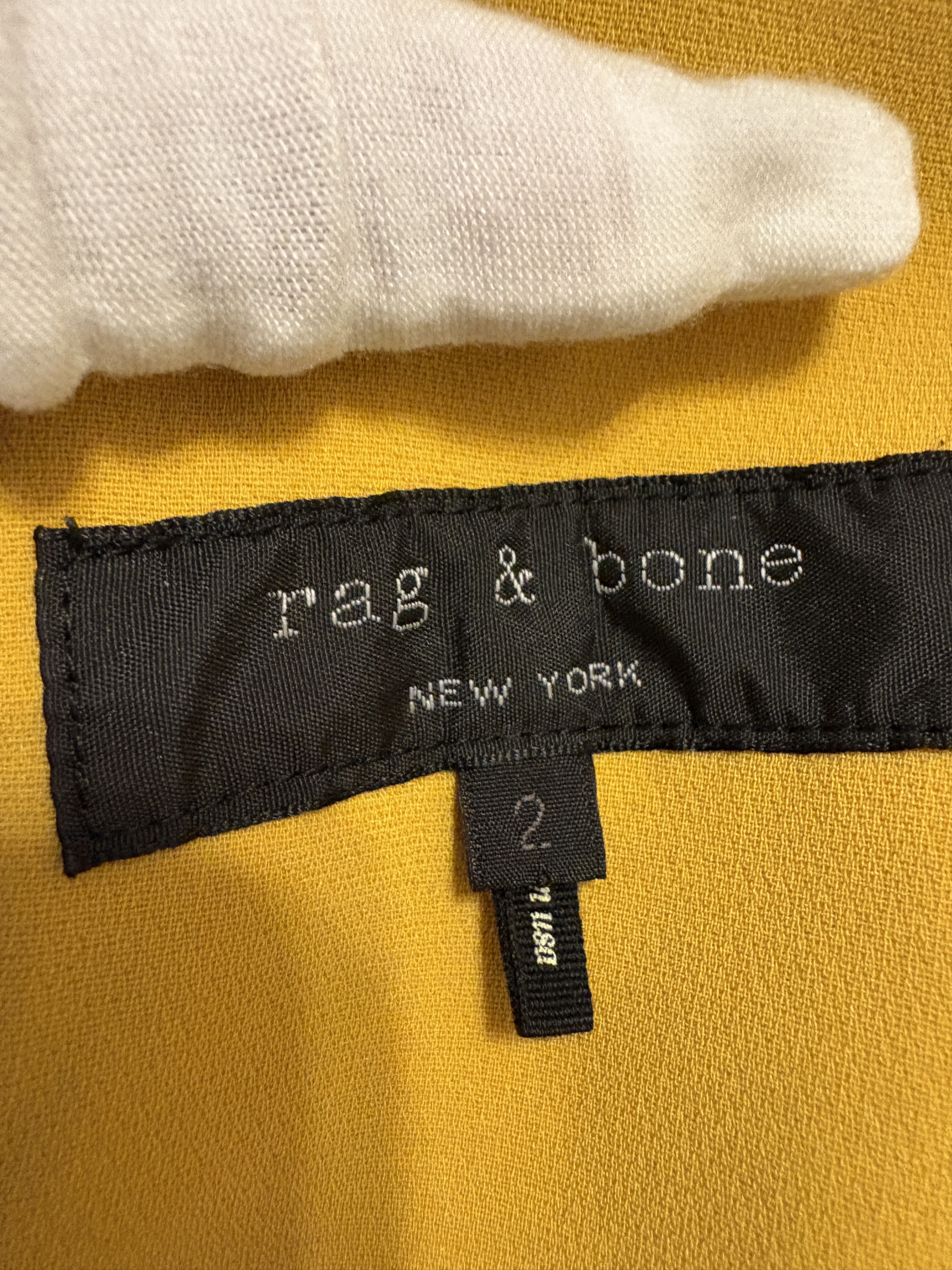 Rag & Bone Rag & Bone Yellow Shawl Collar Blazer – Size S Size S / US 4 / IT 40 - 9 Thumbnail