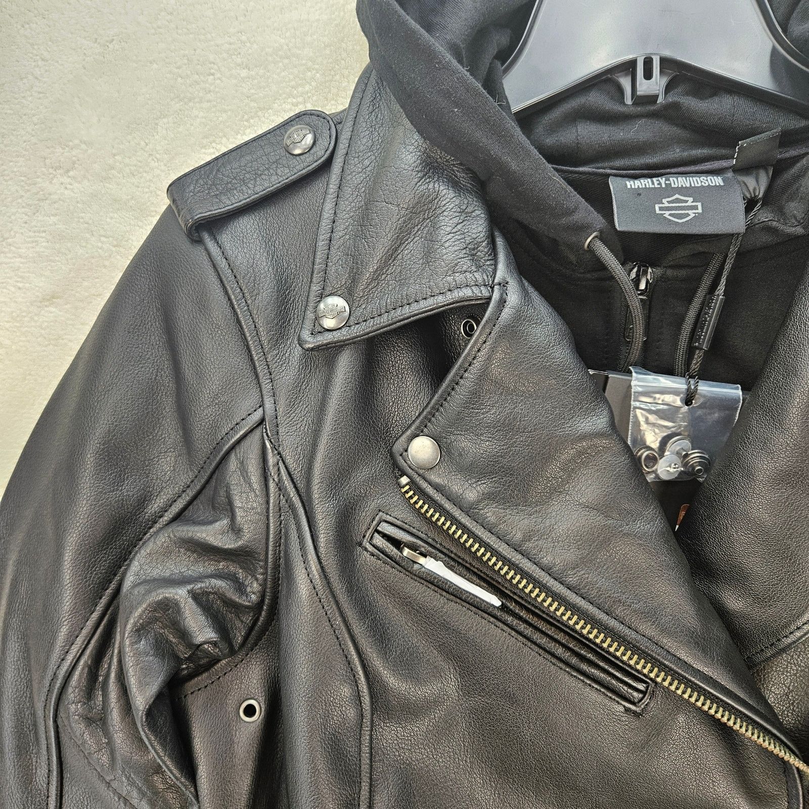 Harley Davidson HARLEY-DAVIDSON WOMEN'S LARGE POTOMAC 3 IN 1 LEATHER JACKET Size L / US 10 / IT 46 - 2 Thumbnail