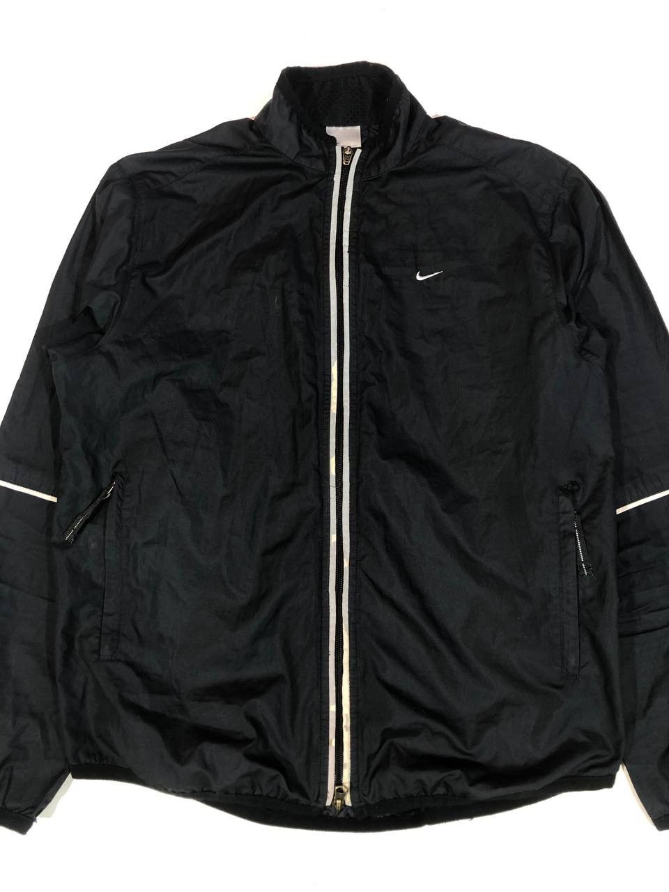 Nike × Vintage Nike Vintage Black Winbraker Y2K Size US M / EU 48-50 / 2 - 2 Thumbnail