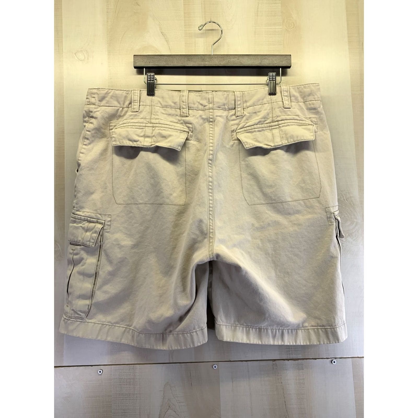 Nautica Nautica Mens Cargo Shorts Cotton Tan Brown 40-7415 Regular Size 40 Spring Summer Fall Cargo Mens Shorts Size US 40 / EU 56 - 5 Thumbnail