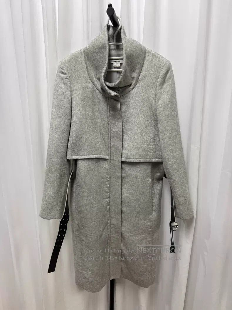 Helmut Lang HELMUT LANG Double Layer Collar Wool Coat Size US M / EU 48-50 / 2 - 1 Thumbnail