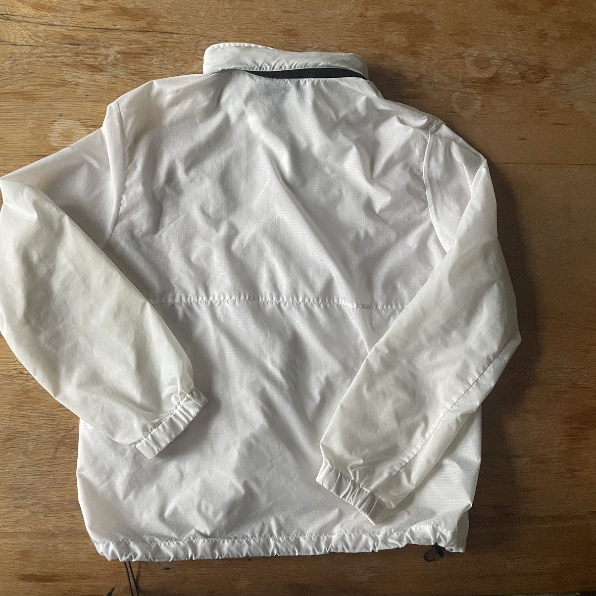 A.P.C. APC translucent wind breaker in white with blue and black Size US L / EU 52-54 / 3 - 5 Thumbnail