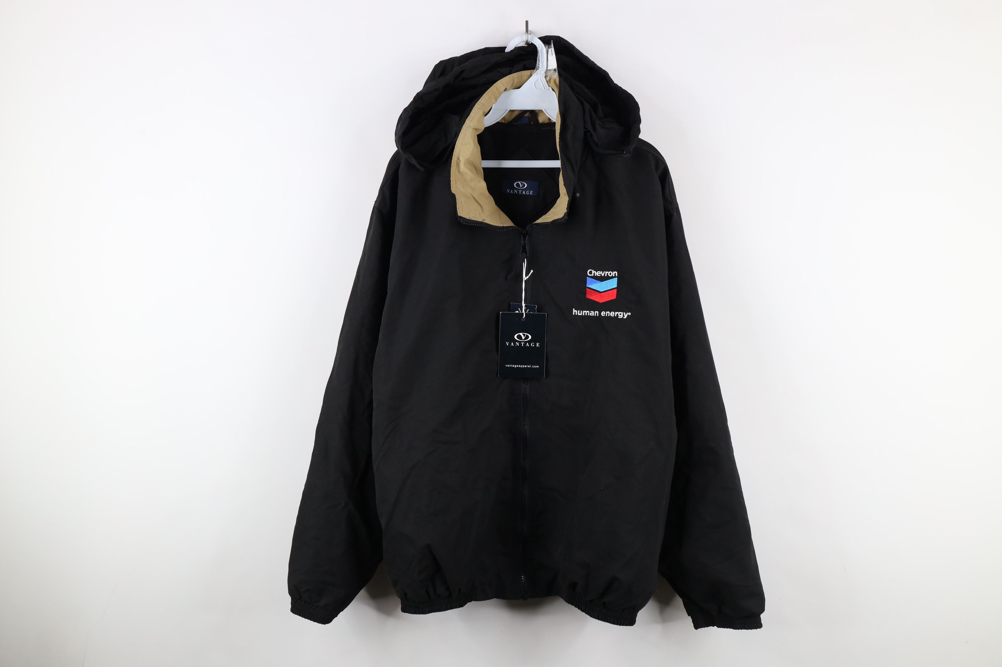 Vintage Deadstock Vintage 90s Streetwear Energy Hooded Jacket Size US L / EU 52-54 / 3 - 1 Thumbnail