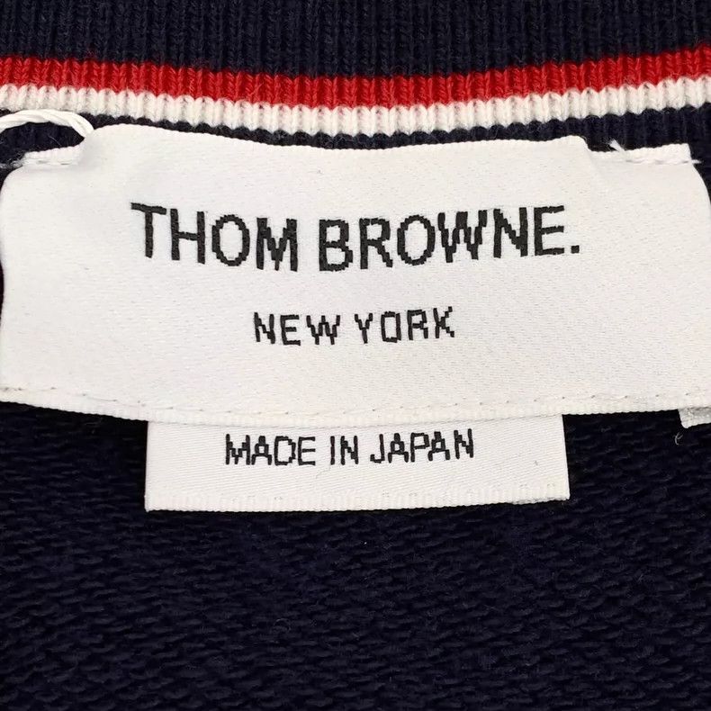 Thom Browne Thom Browne size3 Round collar long sleeve hoodie Size US L / EU 52-54 / 3 - 7 Thumbnail
