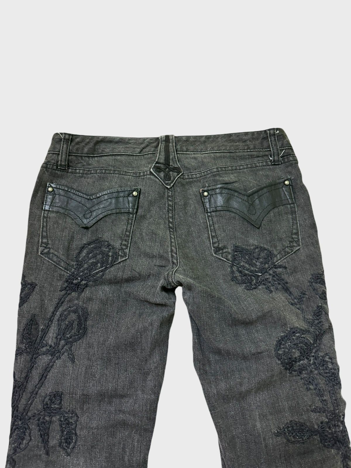 Hysteric Glamour × Japanese Brand × Vintage THE DEN IM LAB EMBROIDERY SKINNY LOW RISE DENIM Size US 30 / EU 46 - 10 Thumbnail