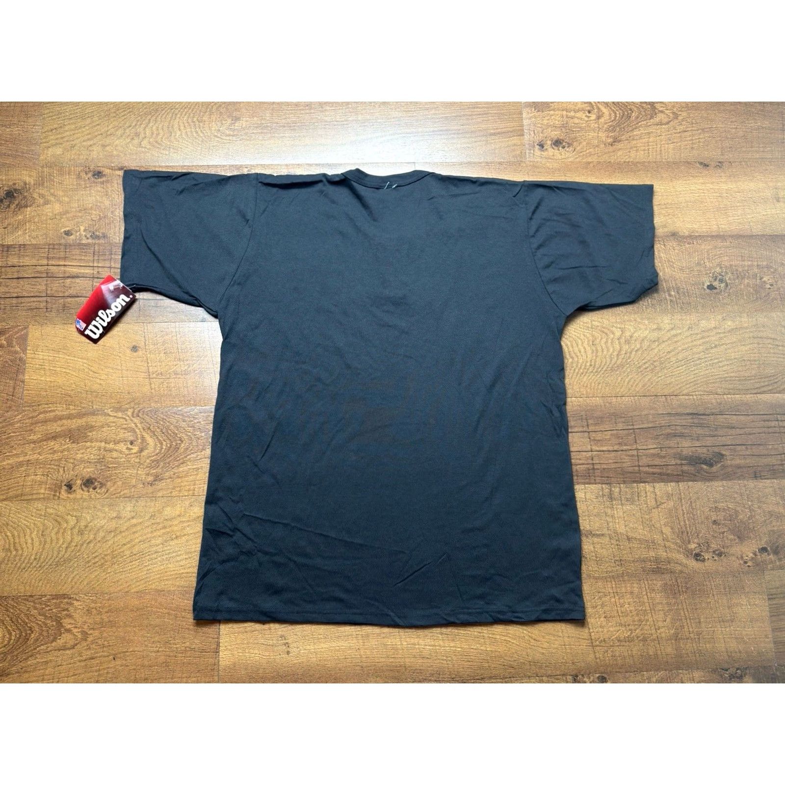Wilson VINTAGE Wilson Polo Shirt Tennis Men’s 2XL Short Sleeve Black Cotton Polyester USA 70s 80s Deadstock Size US XXL / EU 58 / 5 - 3 Thumbnail