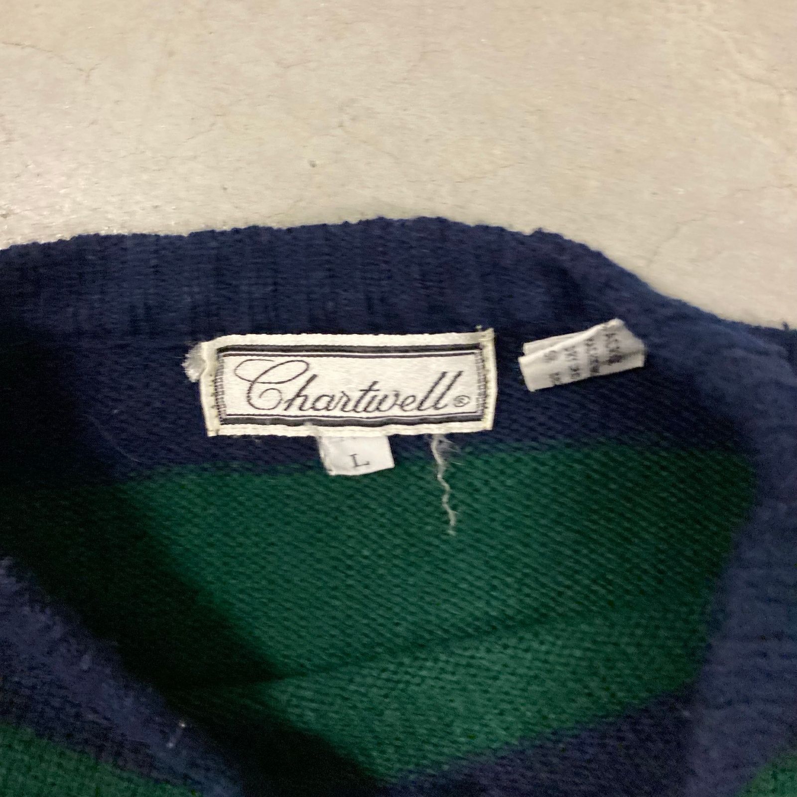 Vintage vintage striped sweater Size US M / EU 48-50 / 2 - 3 Thumbnail