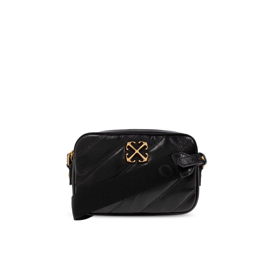 Off-White OFF WHITE Black Leather Shoulder Bag New & Authentic Size ONE SIZE - 1 Thumbnail