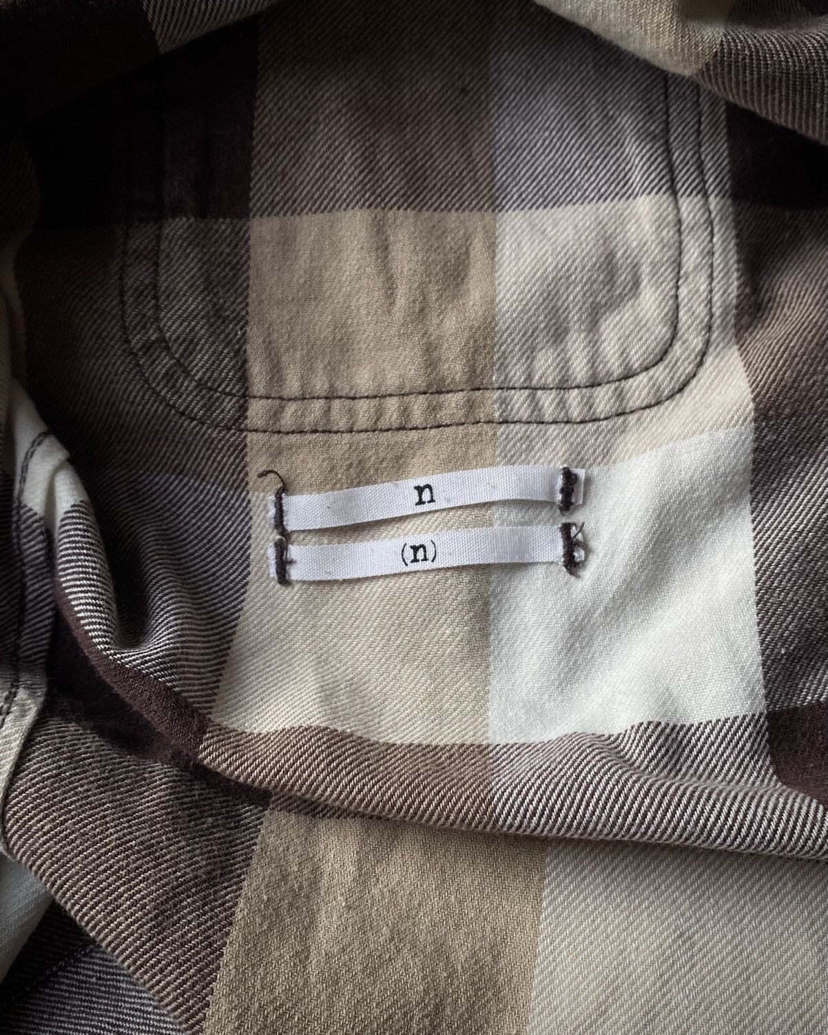 Number (N)ine Number (N)ine Checkered Flannel Shirt Size US L / EU 52-54 / 3 - 7 Thumbnail