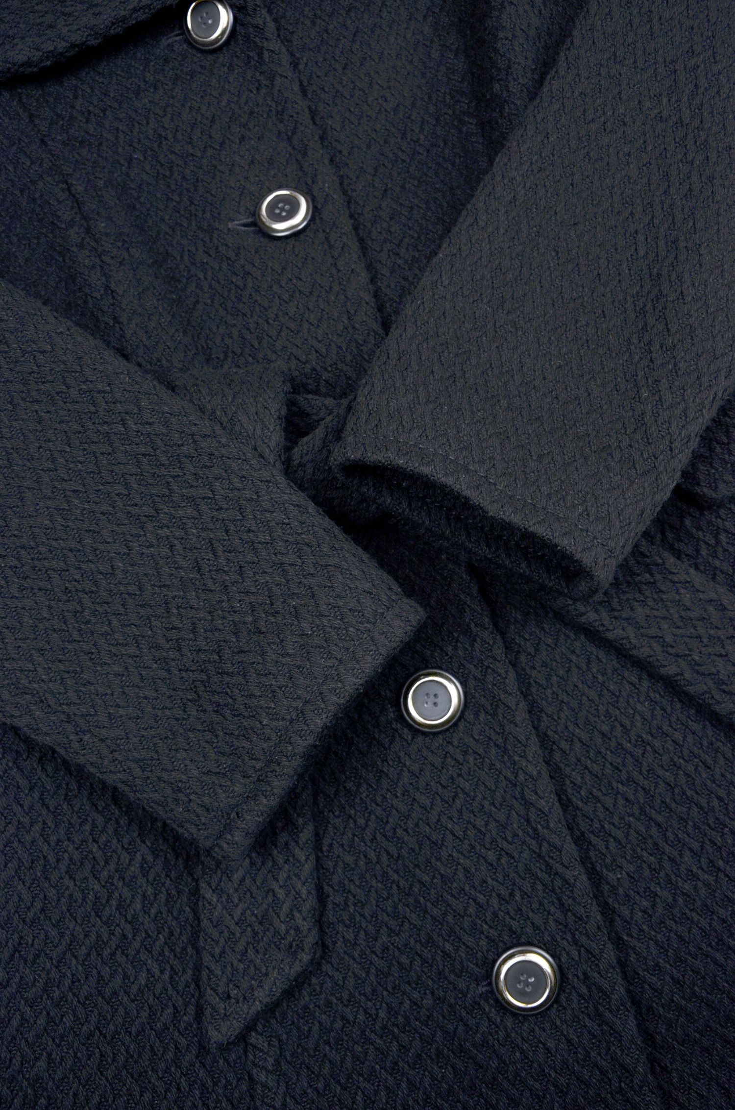 Dolce & Gabbana Dolce & Gabbana Vintage Black Wool Blend Overcoat – Size M Size S / US 4 / IT 40 - 3 Thumbnail