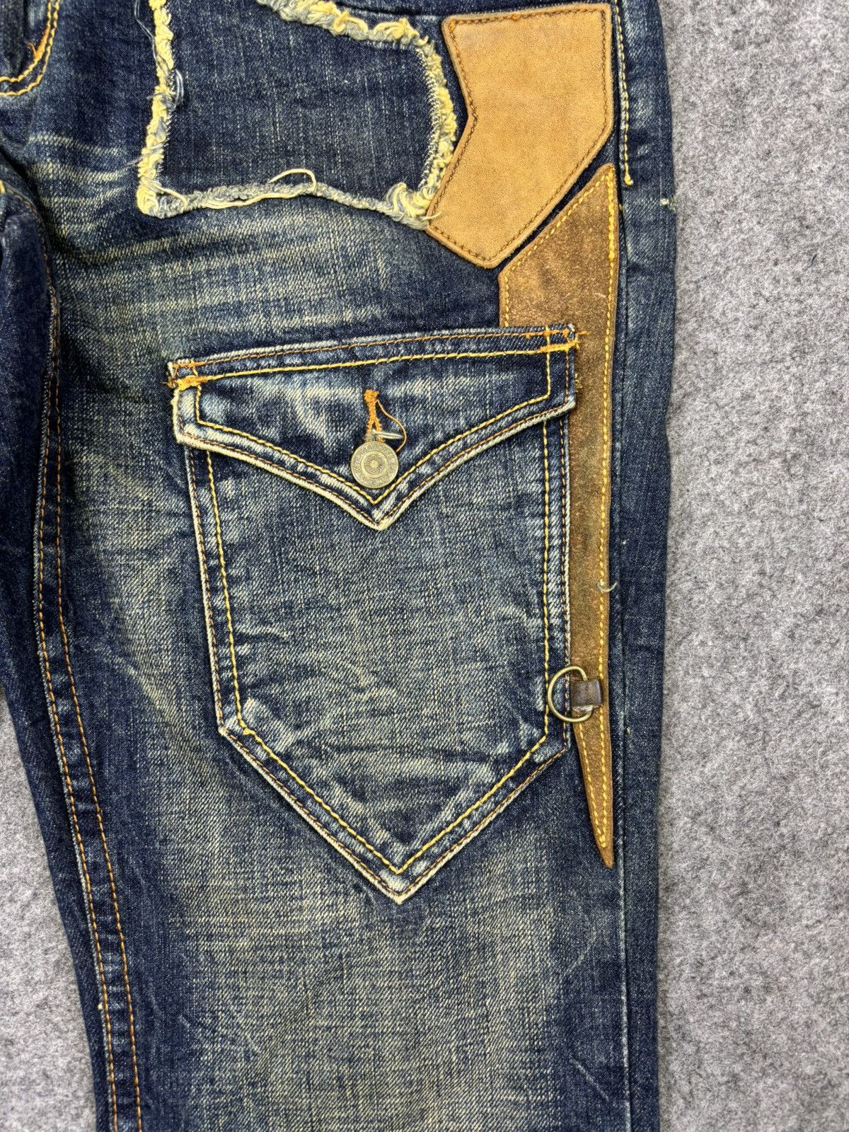 Tornado Mart 💥Super Flare💥Archival Tornado Mart Multipockets Denim K21 Size US 34 / EU 50 - 5 Thumbnail