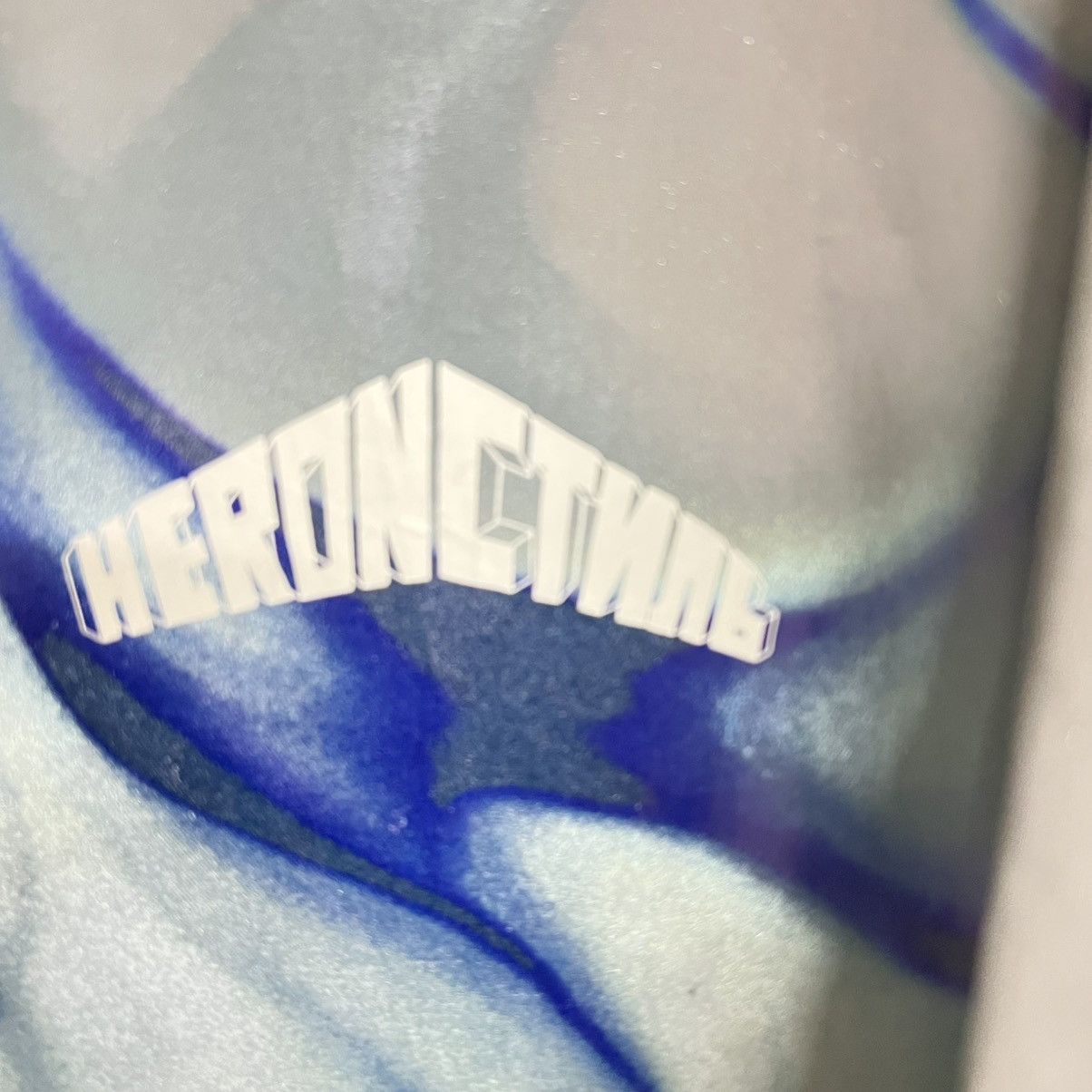 Heron Preston Mens Heron Preston Reflective Shirt Grey Flames Skull Size US M / EU 48-50 / 2 - 10 Thumbnail