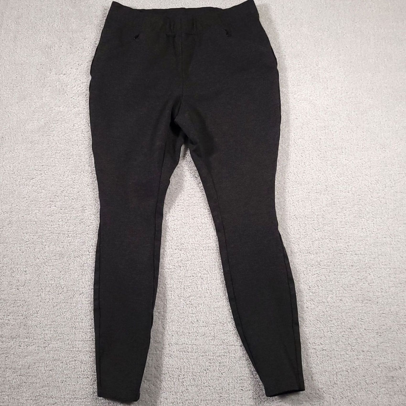 J. Jill J. Jill Ponte Leggings Pants Women's Small Gray Pull On Stretch Mid-Rise Dress Pants Casual Size 28" / US 6 / IT 42 - 2 Thumbnail