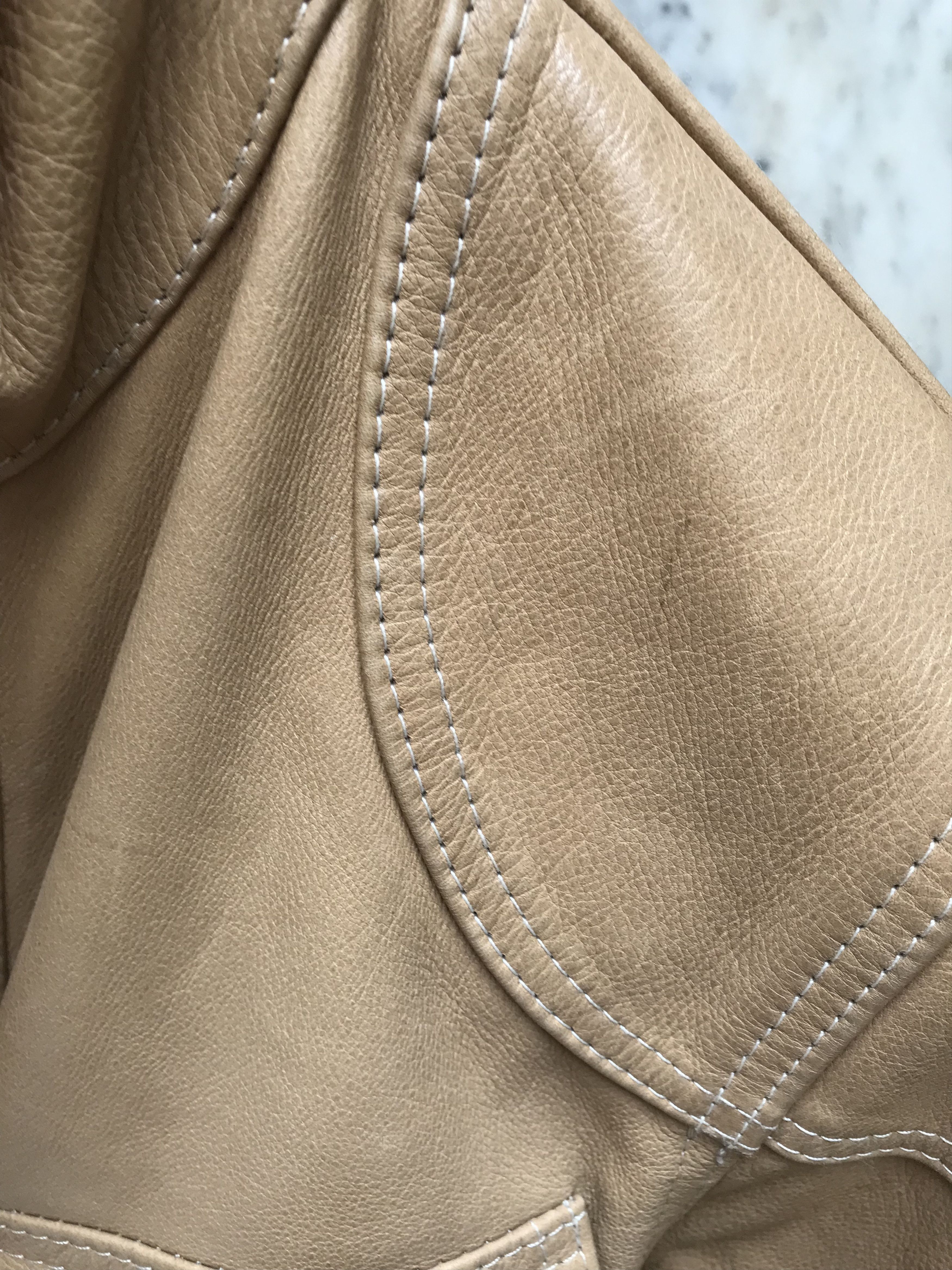 Belstaff BELSTAFF THICK FULL GRAIN VEG TANNED LEATHER JACKET Size US XS / EU 42 / 0 - 19 Thumbnail
