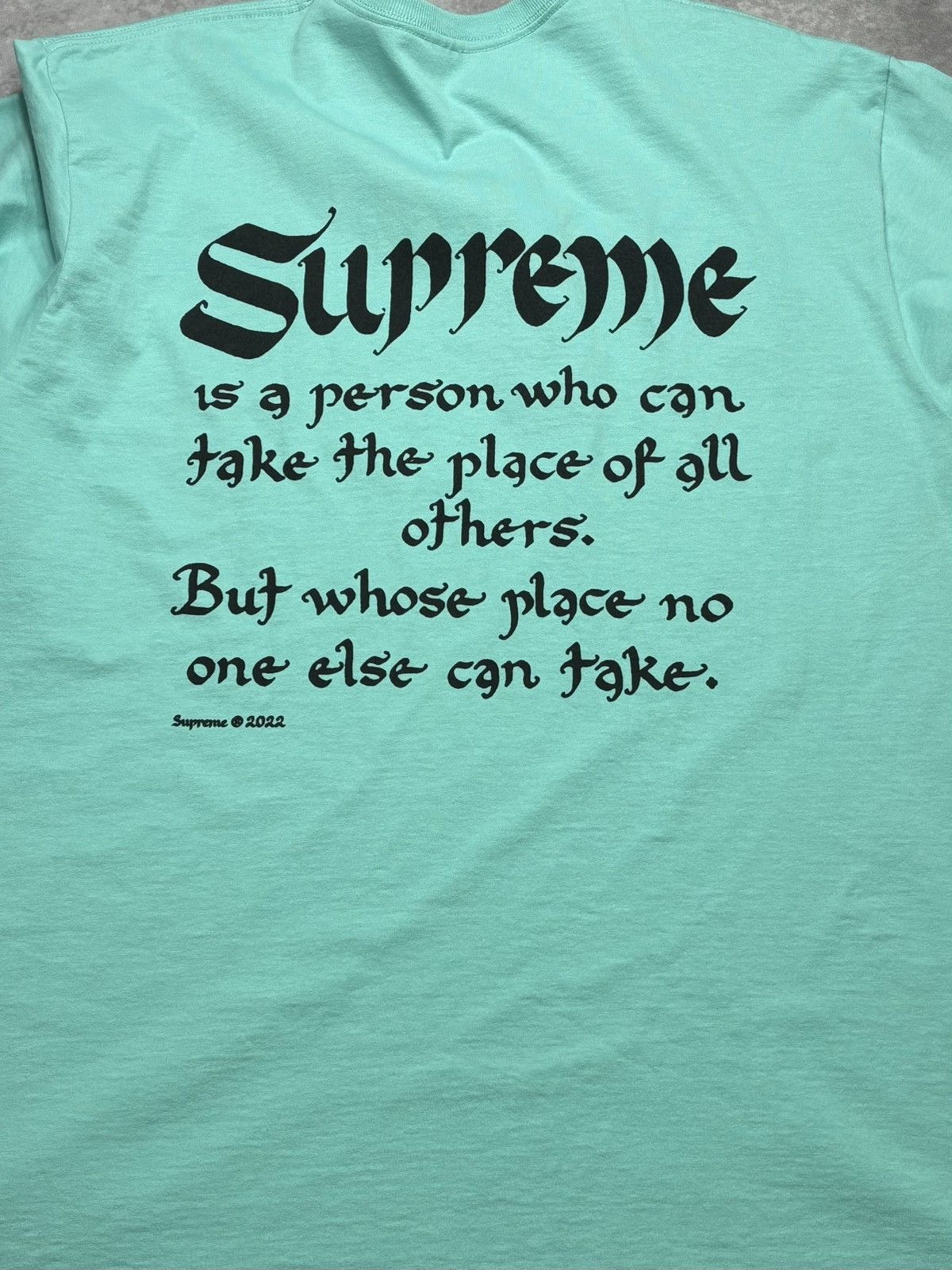 Supreme Supreme Person Tee Size US XL / EU 56 / 4 - 4 Thumbnail
