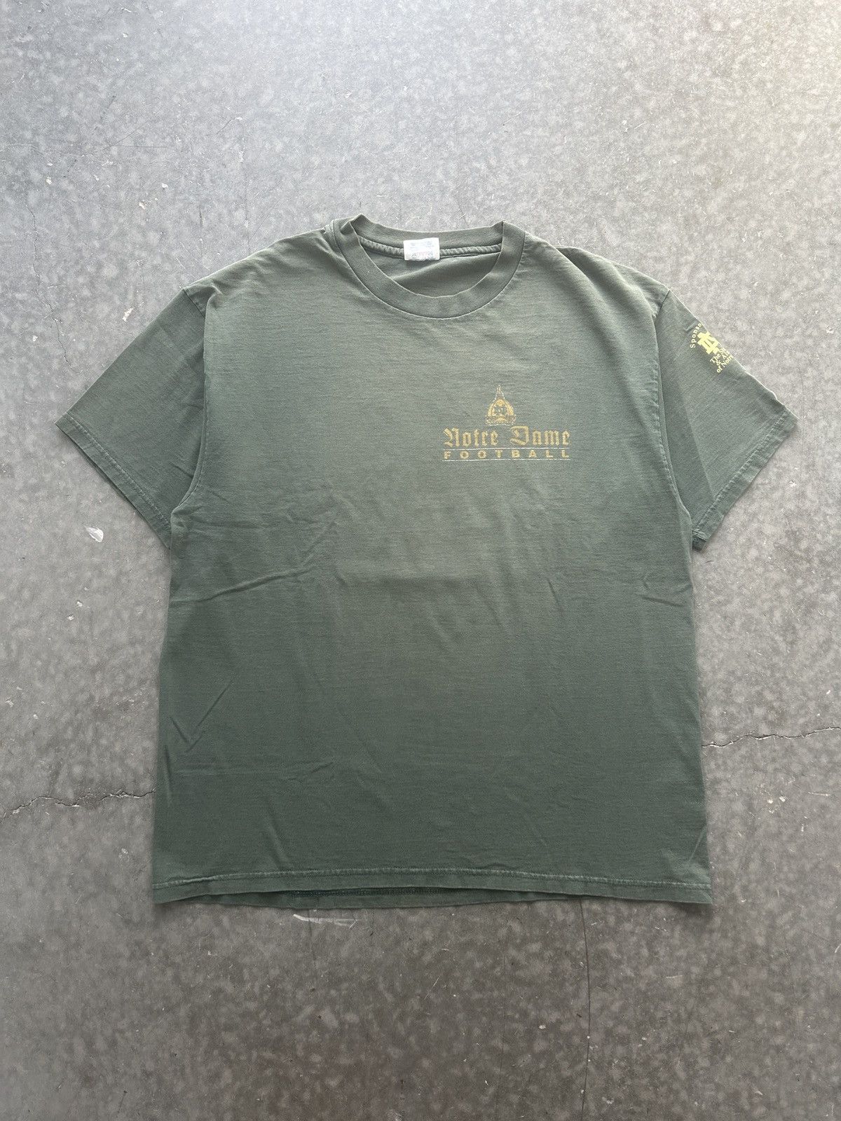 Champion × Vintage Vintage Y2K Champion Notre Dame Graphic Tee Size US XL / EU 56 / 4 - 3 Thumbnail