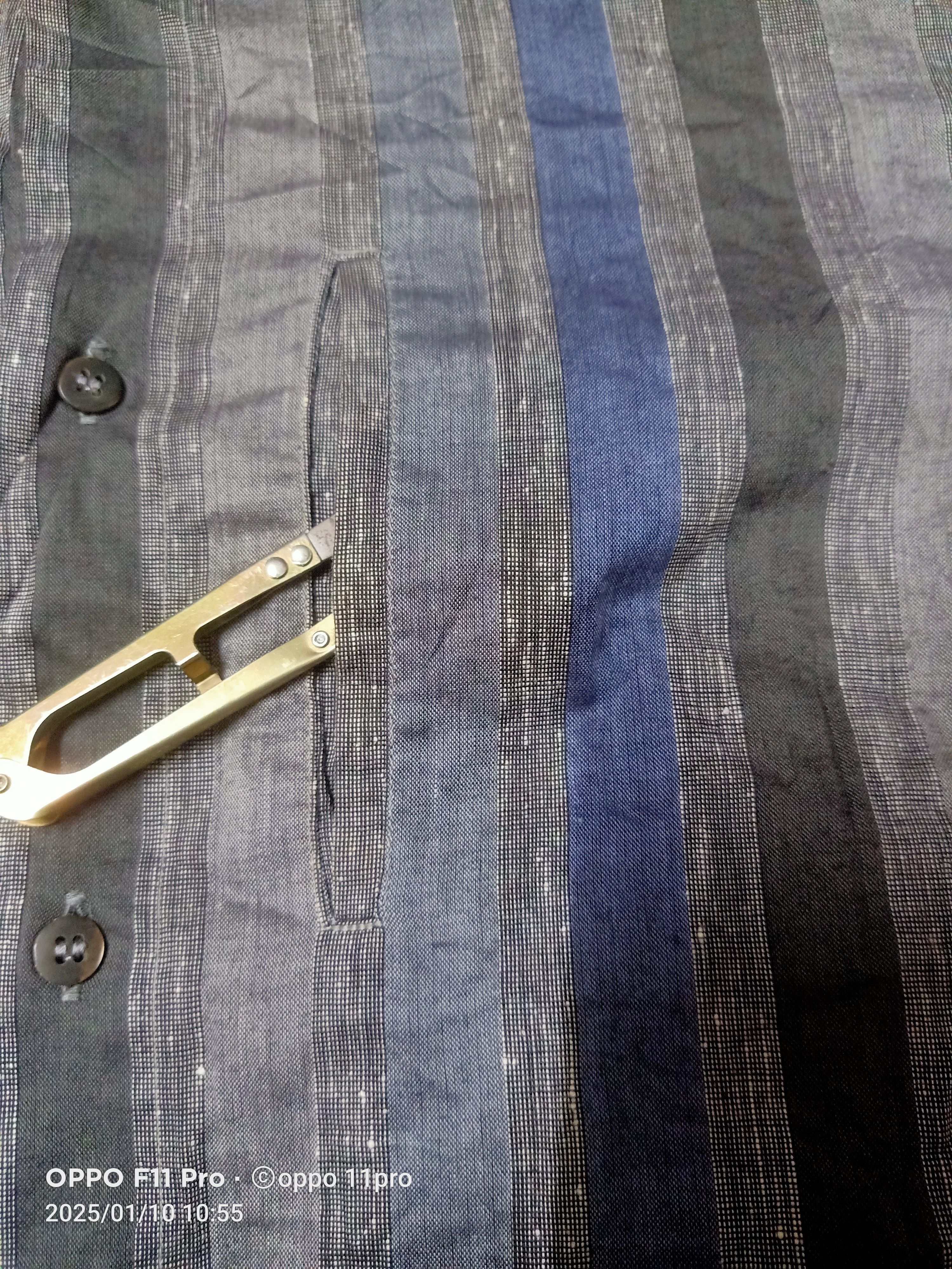 Issey Miyaki Button Up Front Poket coller