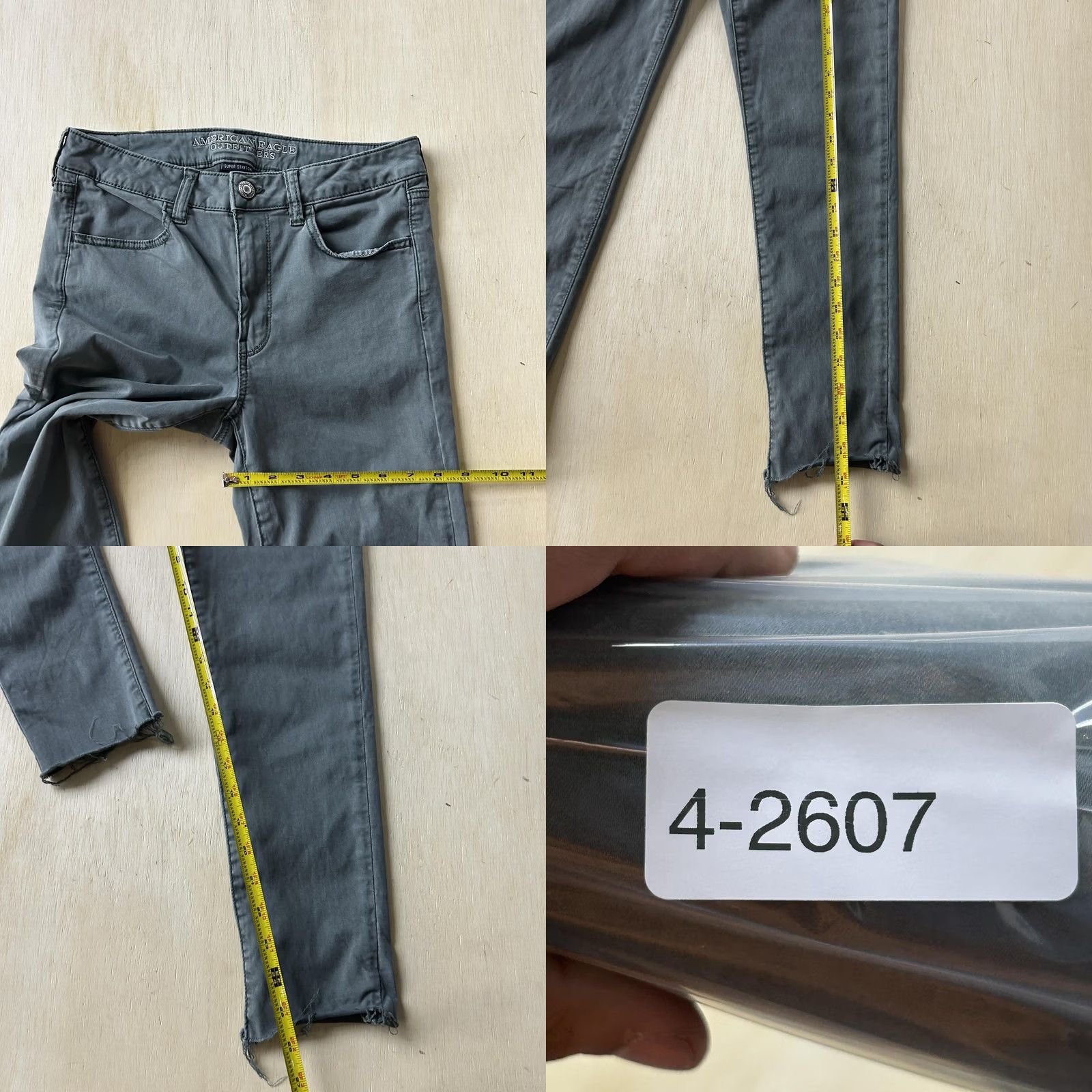 American Eagle Outfitters American Eagle Outfitters Womens 8 Short Gray High Rise Jegging Jeans Stretch Size 30" / US 8 / IT 44 - 8 Thumbnail