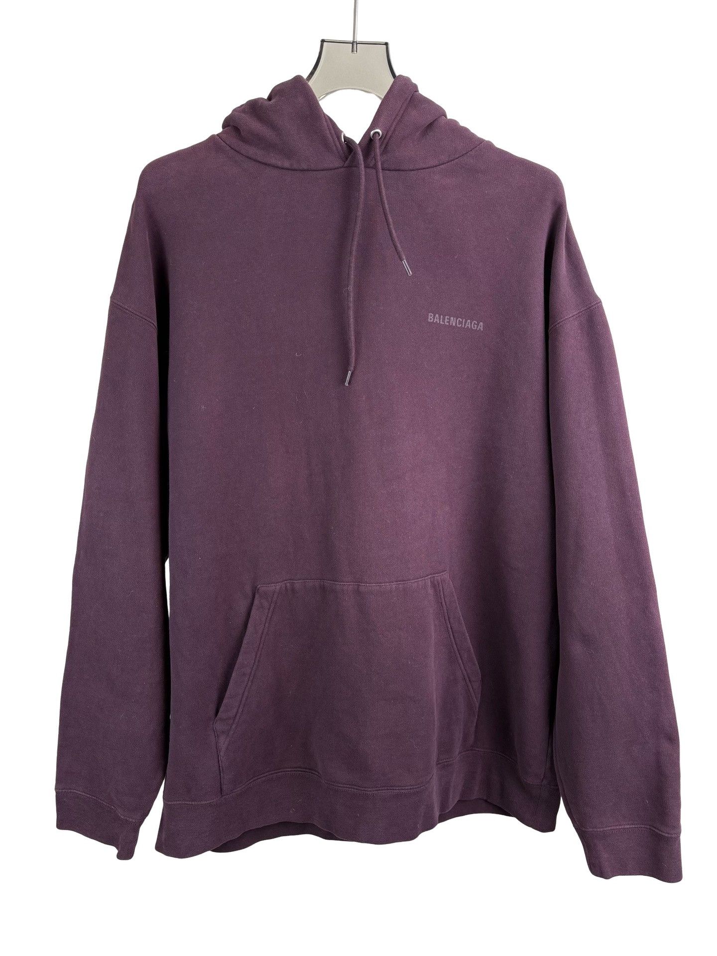 Balenciaga Balenciaga Purple Logo Hoodie XXL Size US XXL / EU 58 / 5 - 1 Thumbnail