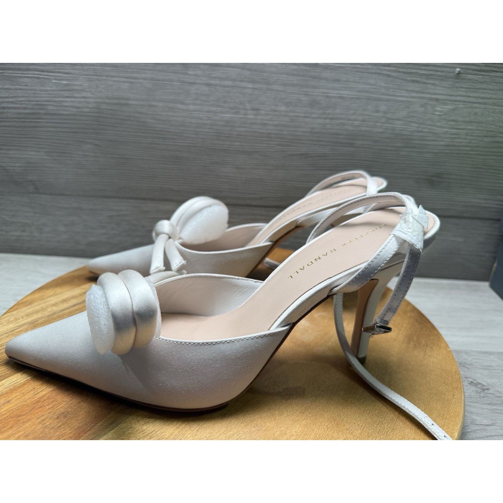 Loeffler Randall LOEFFLER RANDALL SYLVANA HEELS WHITE SLINGBACK SLIP Size 9.5 Size US 9.5 / IT 39.5 - 2 Thumbnail