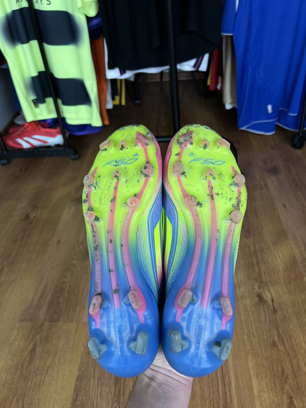 Adidas Football Boots Cleats Adidas F50 Elite Laceless FG Size US 9.5 / EU 42-43 - 7 Thumbnail
