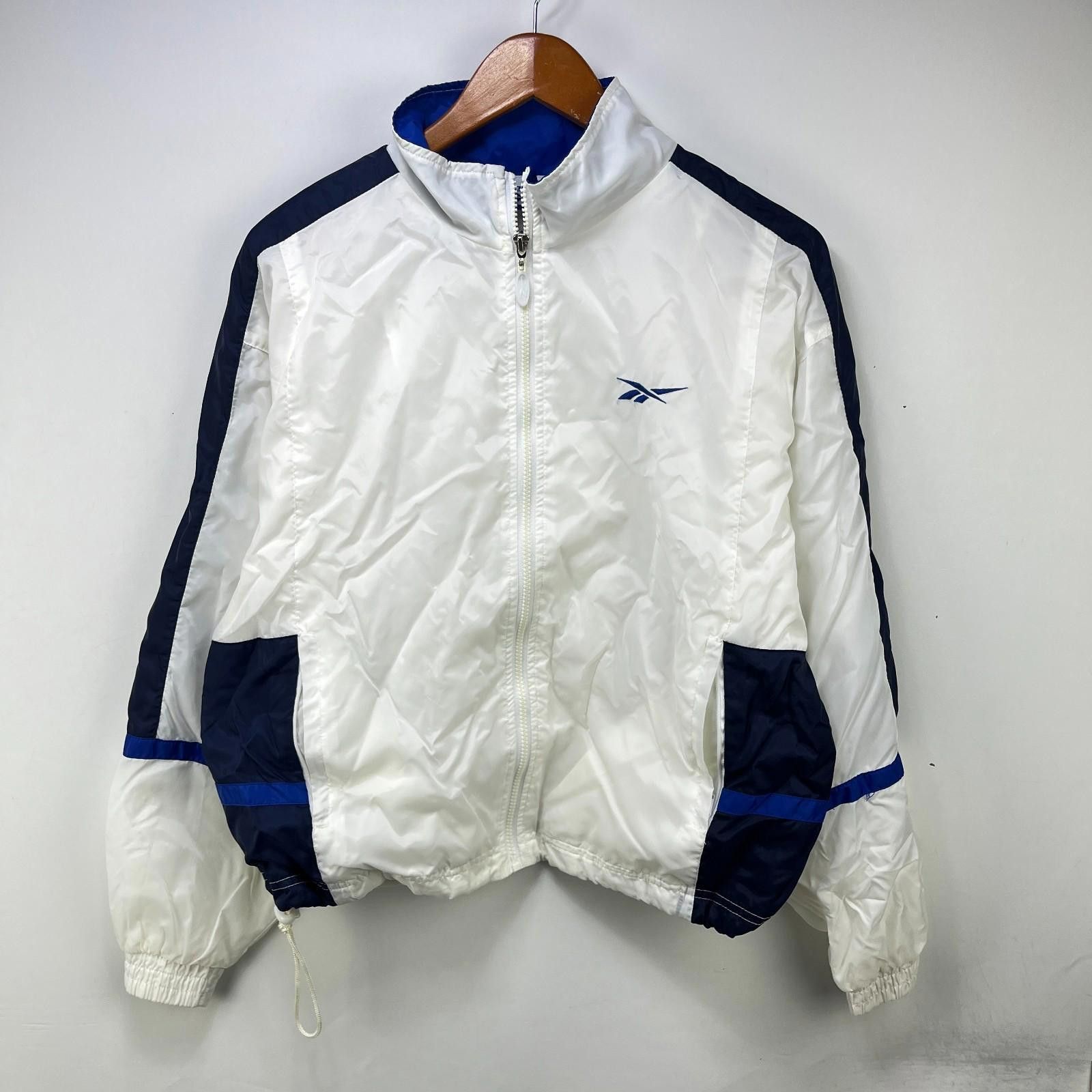 Reebok Vintage 90s Reebok Windbreaker Jacket Womens Large Size L / US 10 / IT 46 - 1 Thumbnail