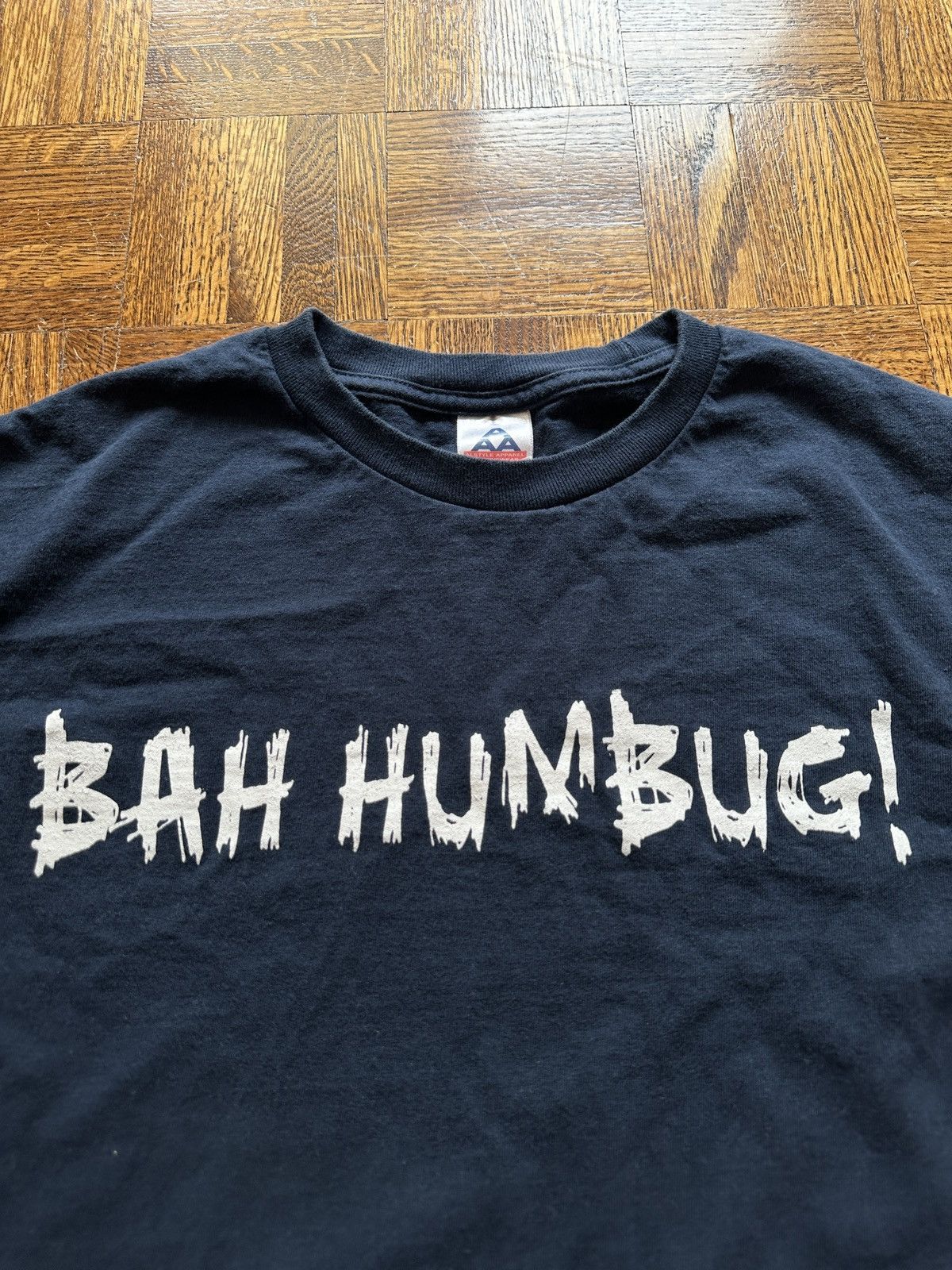 Japanese Brand Vintage Y2K Bah Humbug Graphic Statement Tee Size US XL / EU 56 / 4 - 3 Thumbnail