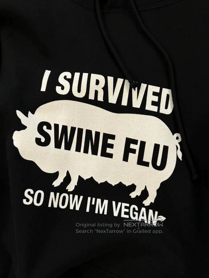 Vetements Vetements I Survived Swine Flu Hoodie. Size US M / EU 48-50 / 2 - 3 Thumbnail