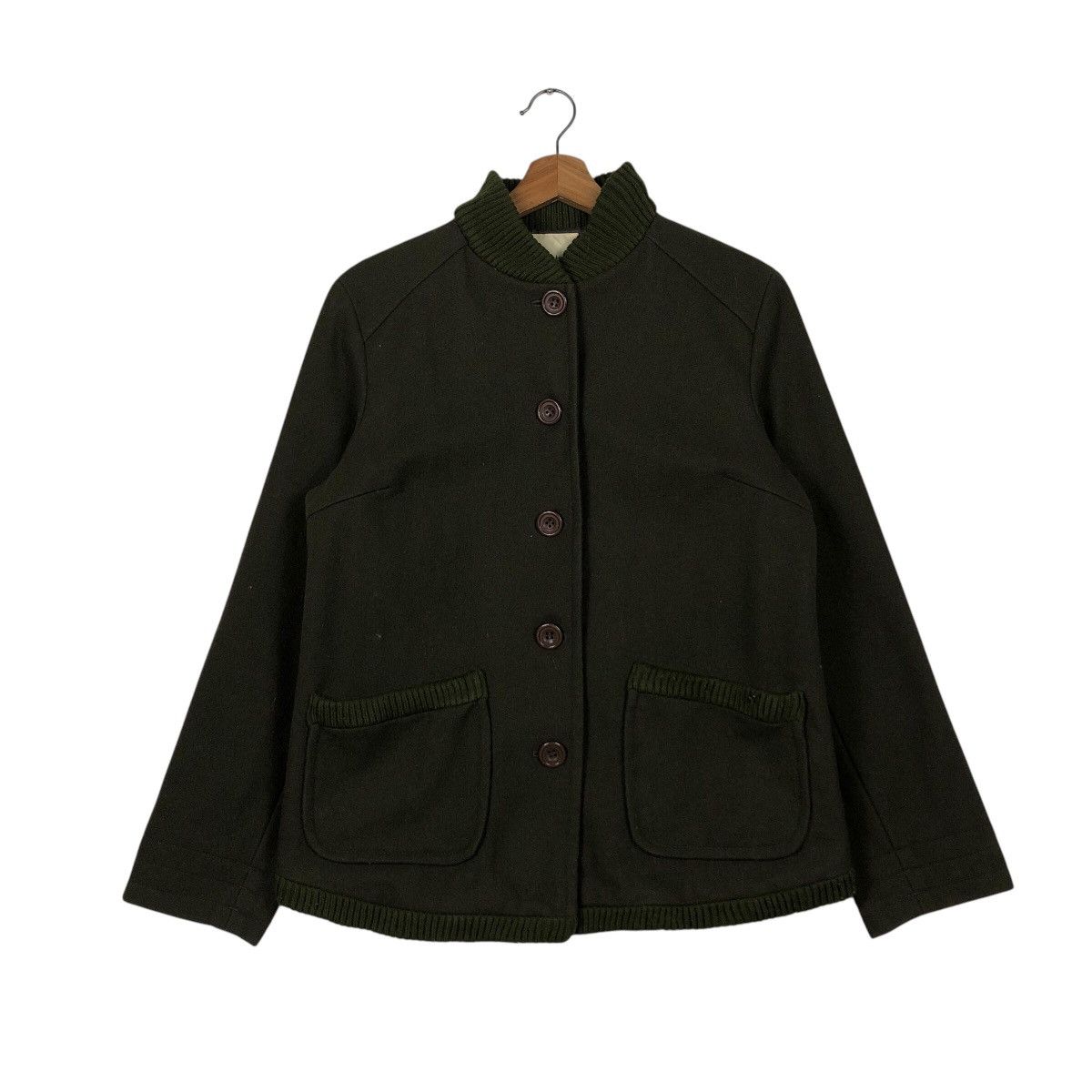 Japanese Brand Vintage Wool Button Jacket Military Sab Street Issey Miyake Size US M / EU 48-50 / 2 - 2 Thumbnail
