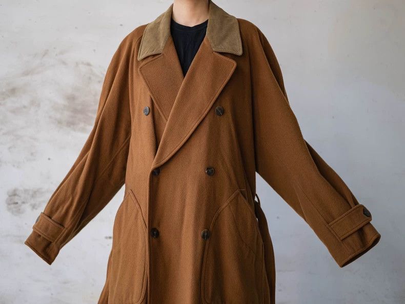 Kenzo KENZO sizeF Brown wool coat for men Size M / US 6-8 / IT 42-44 - 6 Thumbnail