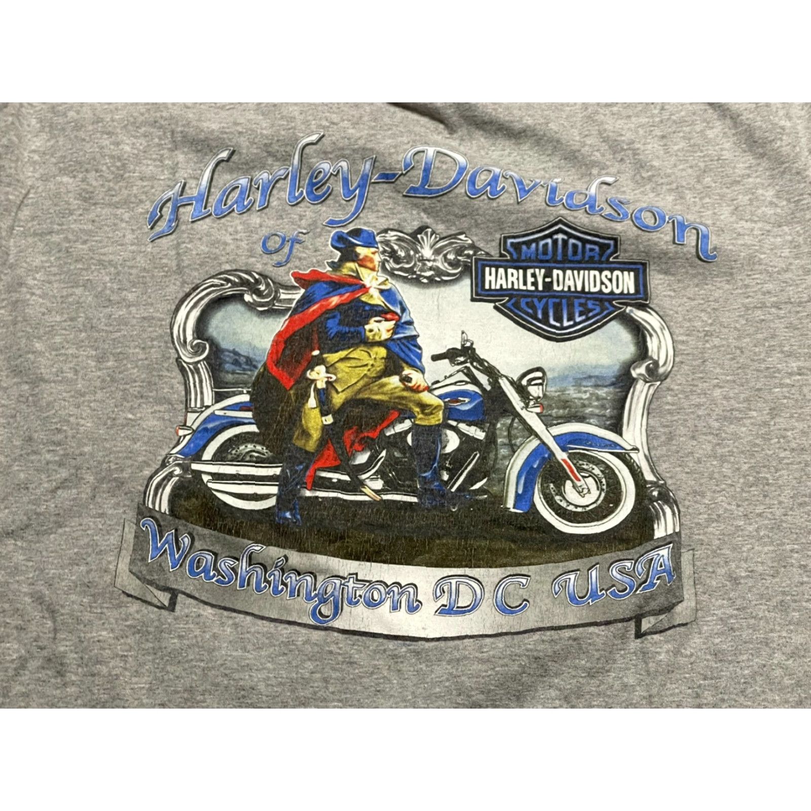 Harley Davidson Harley-Davidson Shirt Men’s Large Gray Pocket Graphic Print Washington DC Shirt (T-Shirt) Men’s Large Gray Pocket Graphic Print Washington DC Size L / US 10 / IT 46 - 6 Thumbnail