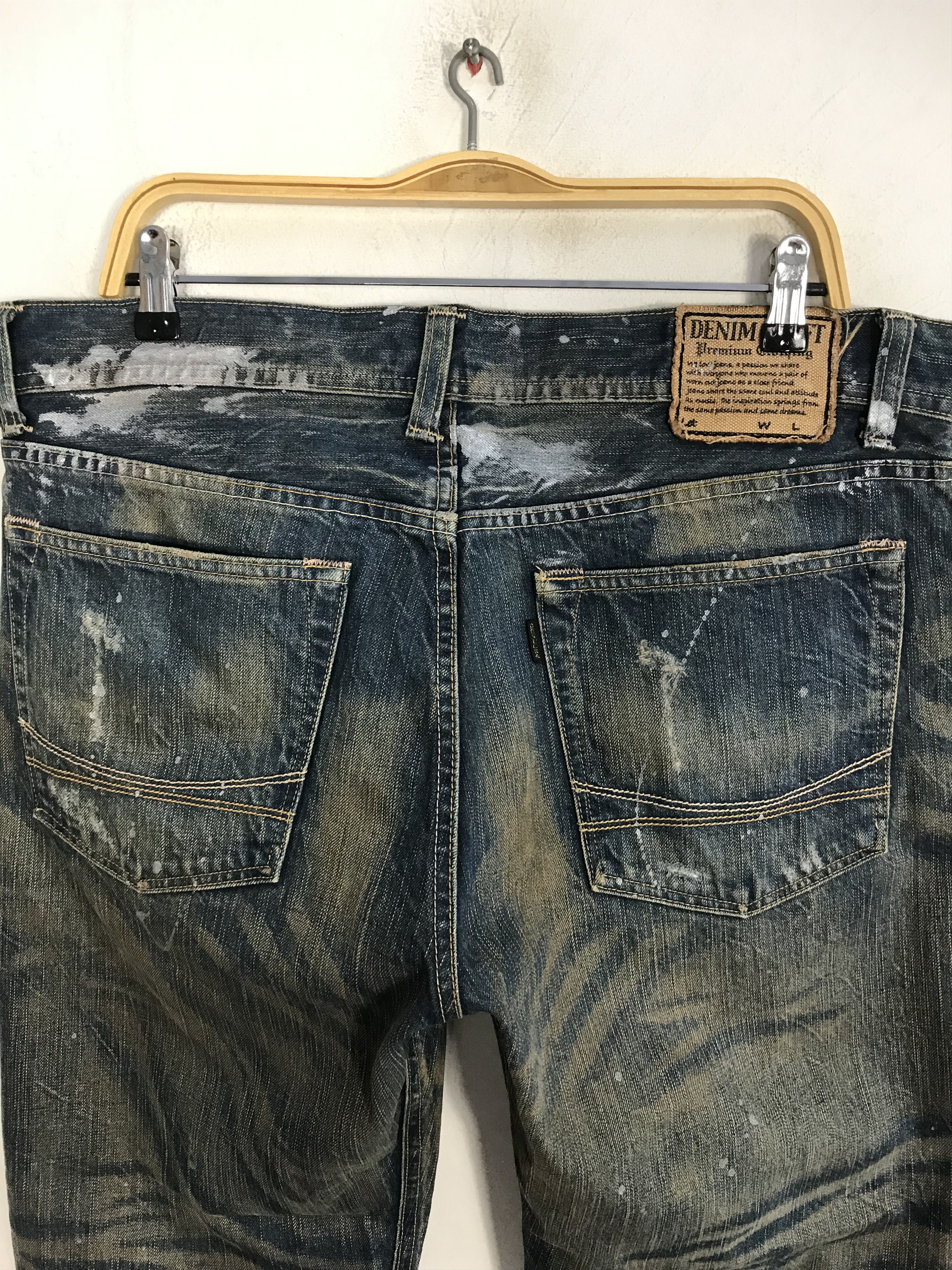 Japanese Brand × Vintage Vintage Denim Craft Premium Clothing Design Distressed Style Size US 37 - 9 Thumbnail