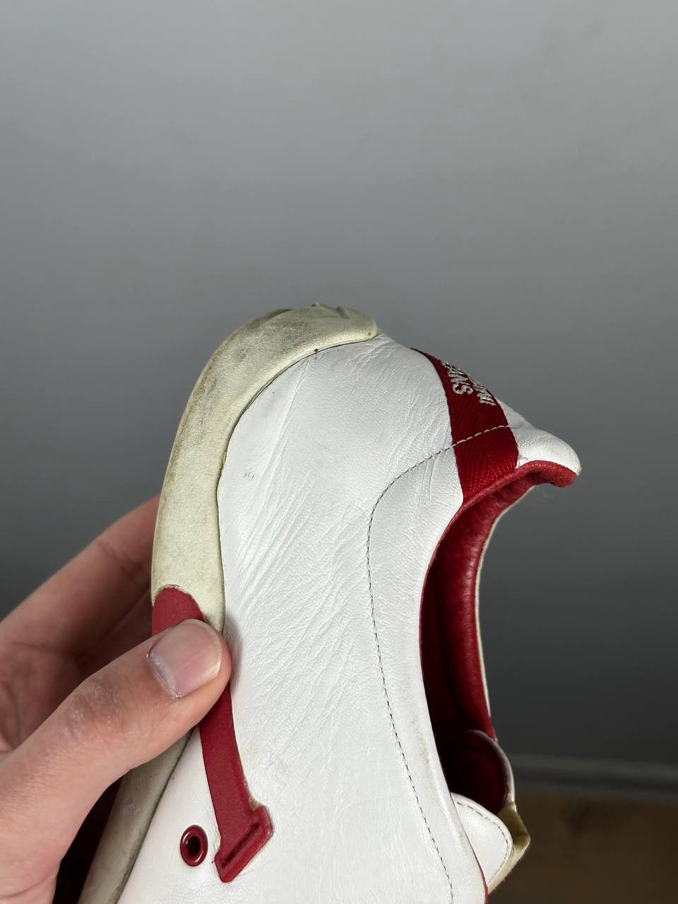Armani Vintage Armani Jeans White Leather Speedcat Sneakers Size US 11 / EU 44 - 7 Thumbnail