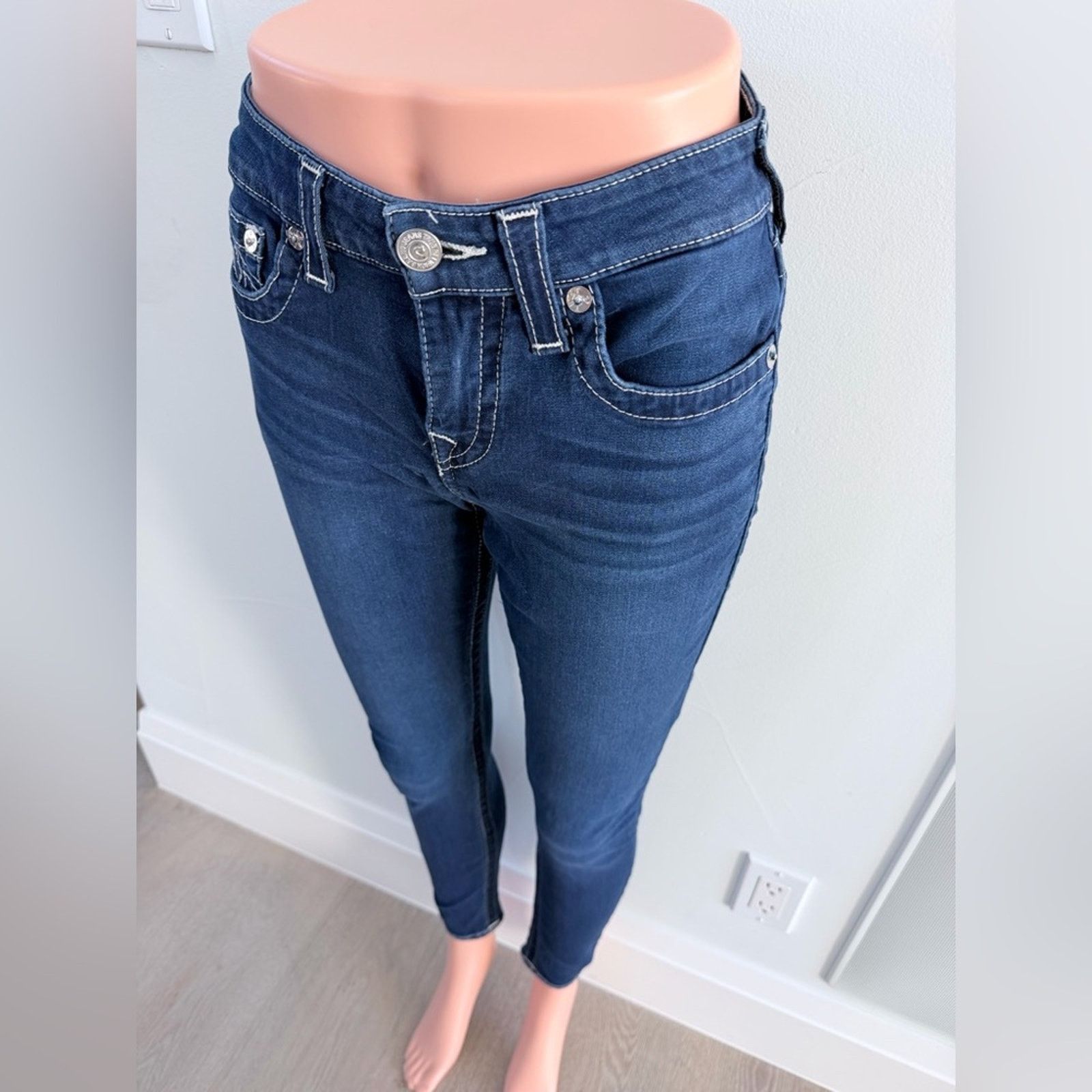 True Religion True Religion Halle Super T Skinny Fit Stretch Jeans.Size 26 Size 26" / US 2 / IT 38 - 10 Thumbnail