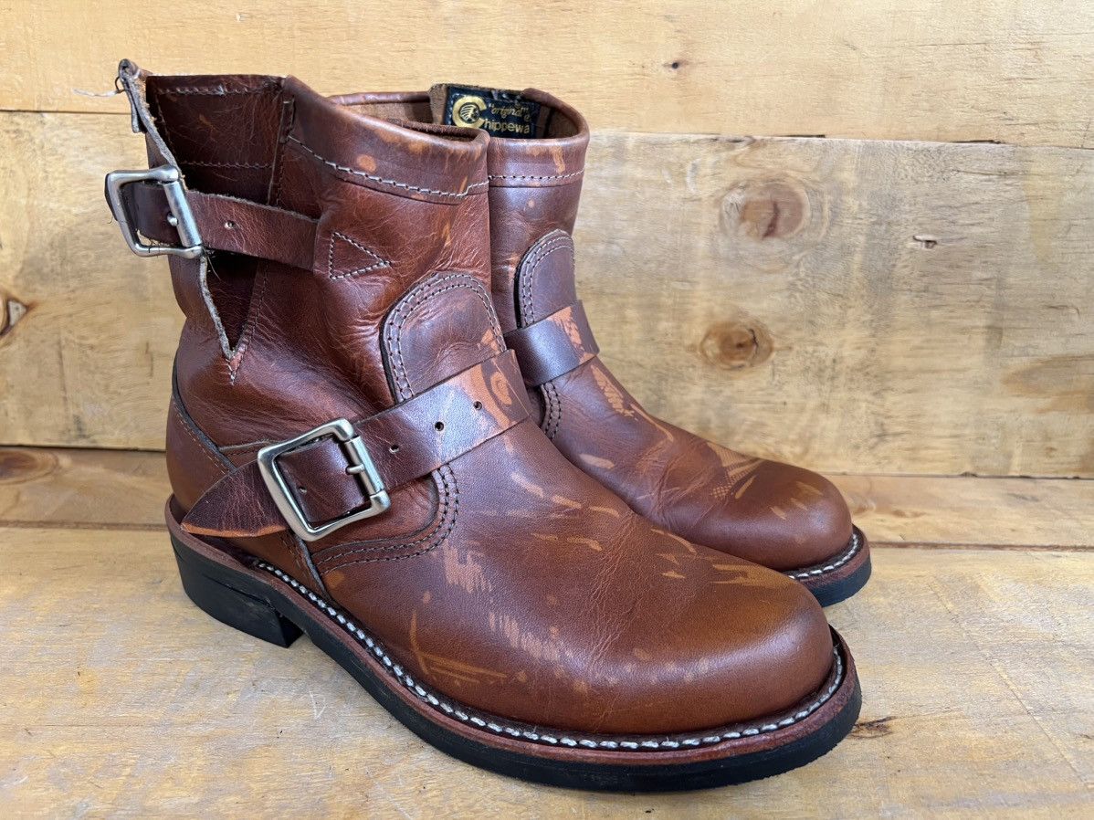 Chippewa Chippewa Raynard Engineer Boots Motorcycle Riding Women's Size US 7 / IT 37 - 3 Thumbnail