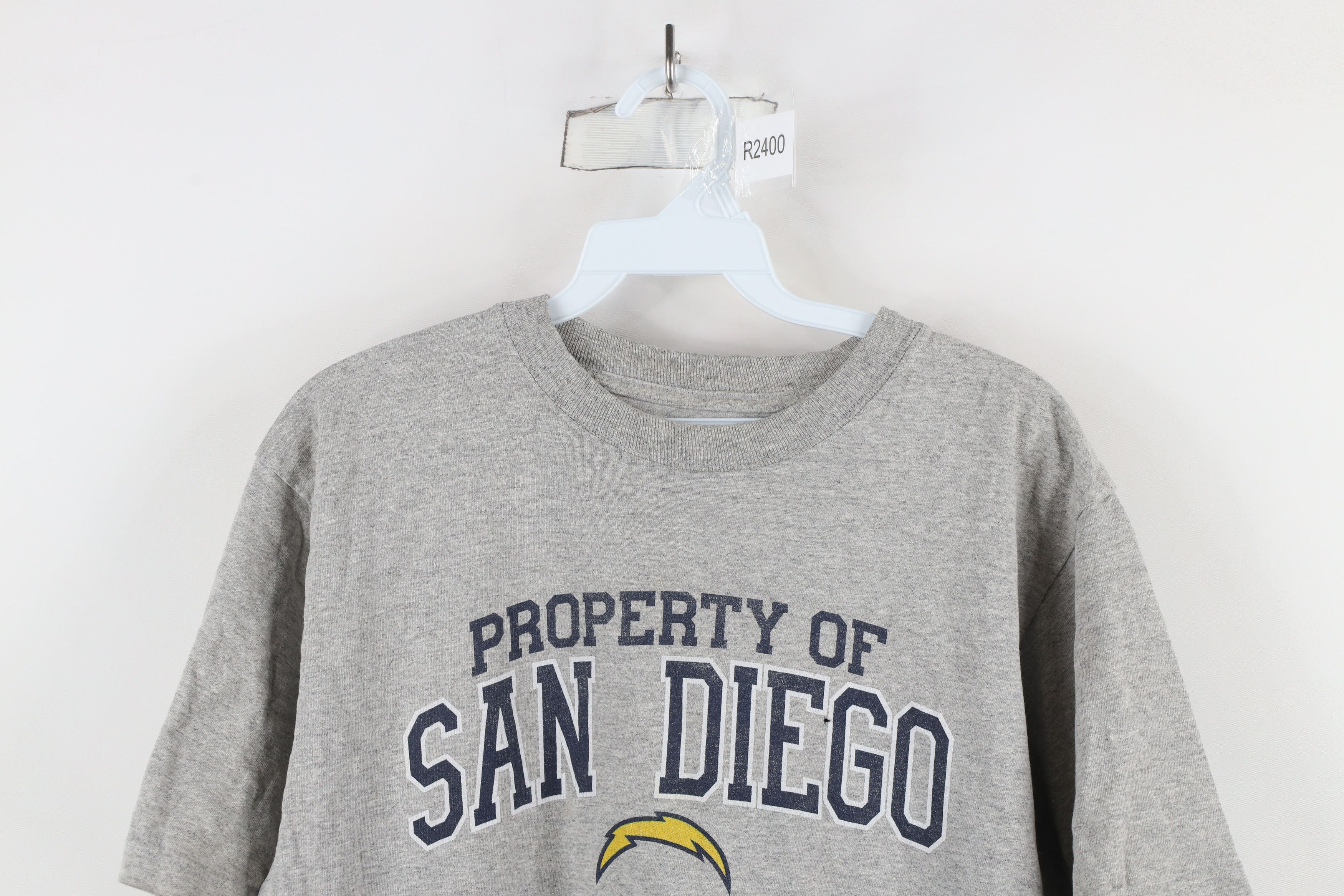 Reebok × Vintage Vintage Reebok San Diego Chargers Football T-Shirt Gray Size US M / EU 48-50 / 2 - 2 Thumbnail