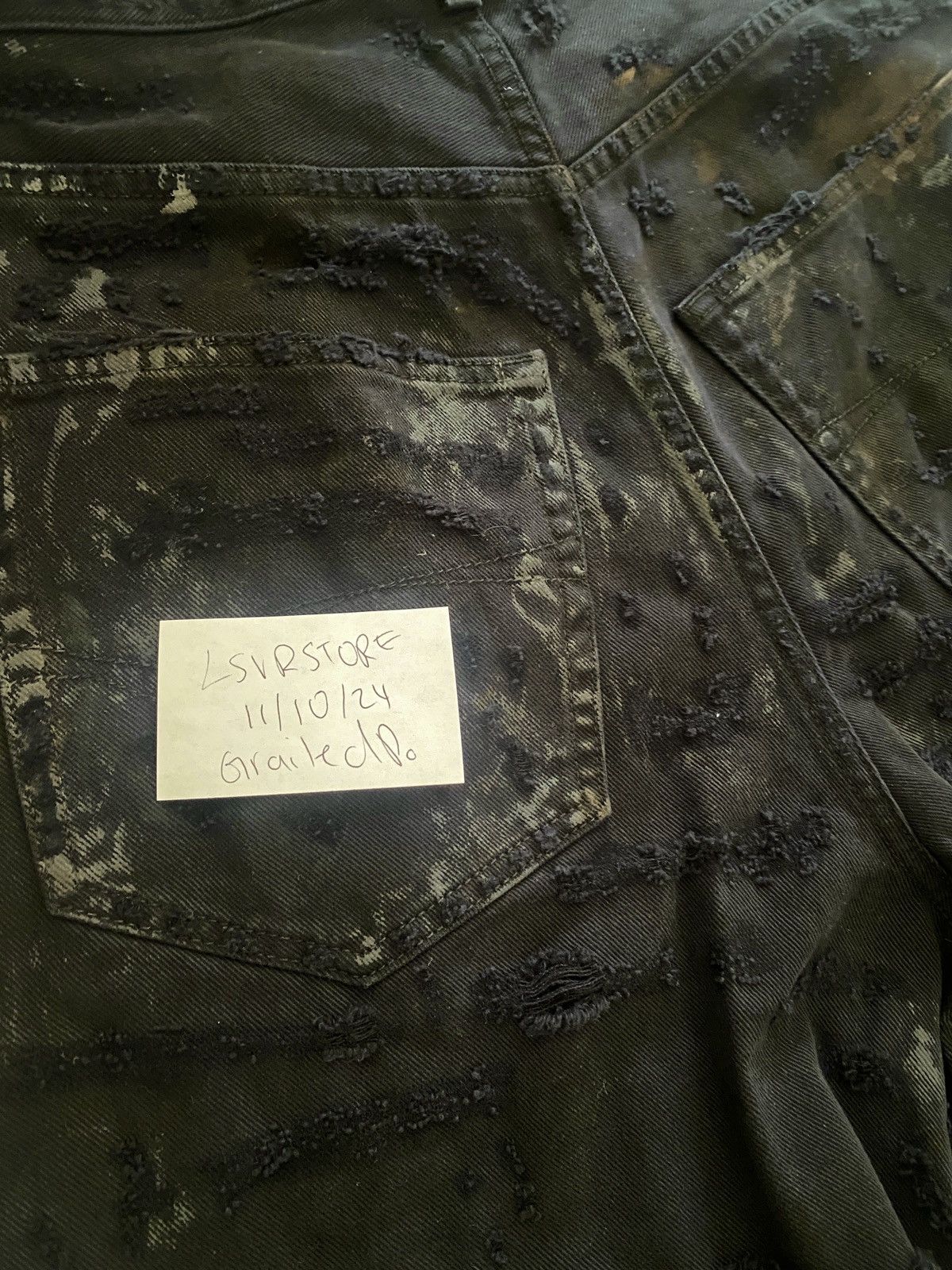 Balenciaga Balenciaga Super Destroyed Baggy Mud Jeans S Size US 30 / EU 46 - 6 Thumbnail
