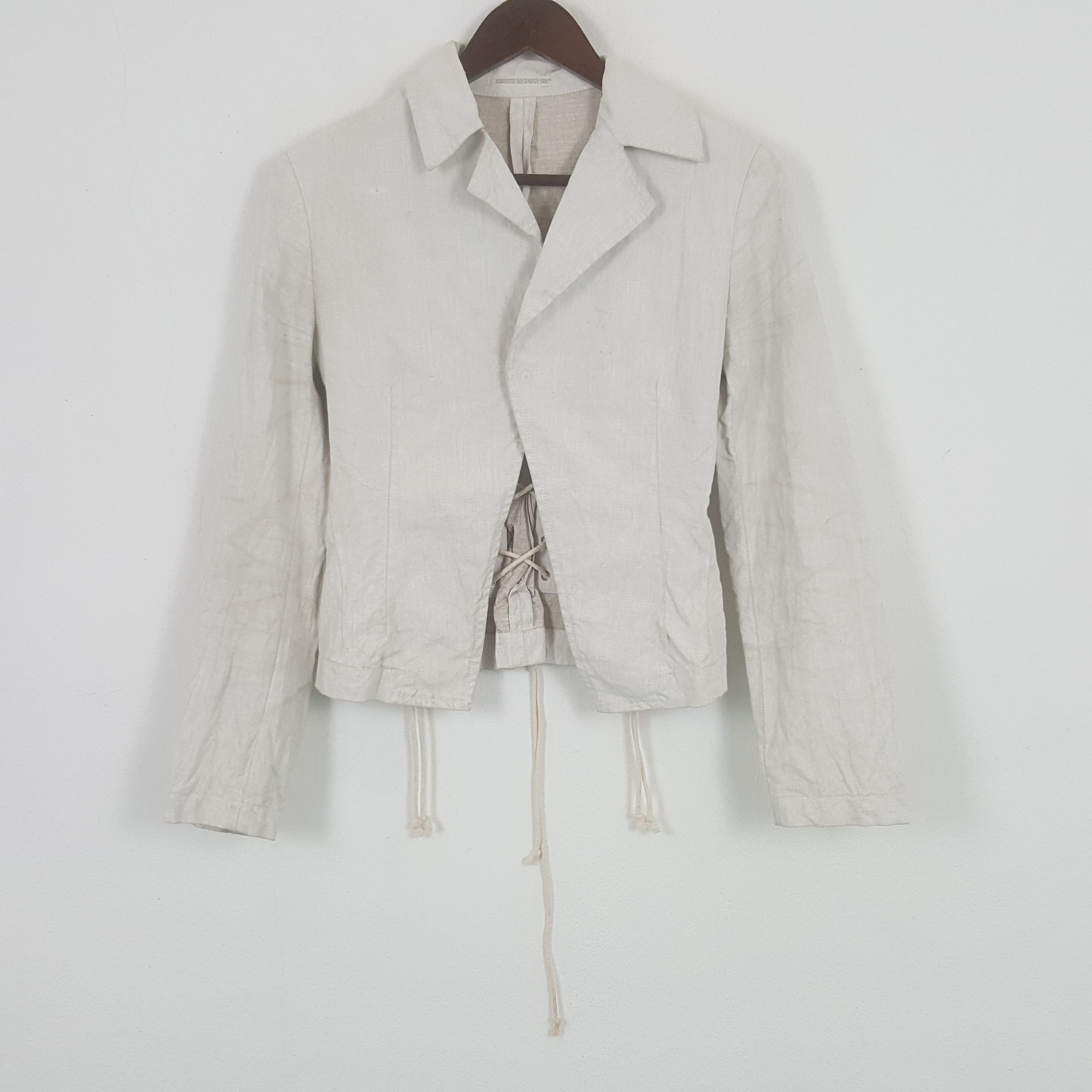 Y's × Yohji Yamamoto Vintage Y's Yohji Yamamoto Rare Design Jacket Size US XS / EU 42 / 0 - 1 Thumbnail