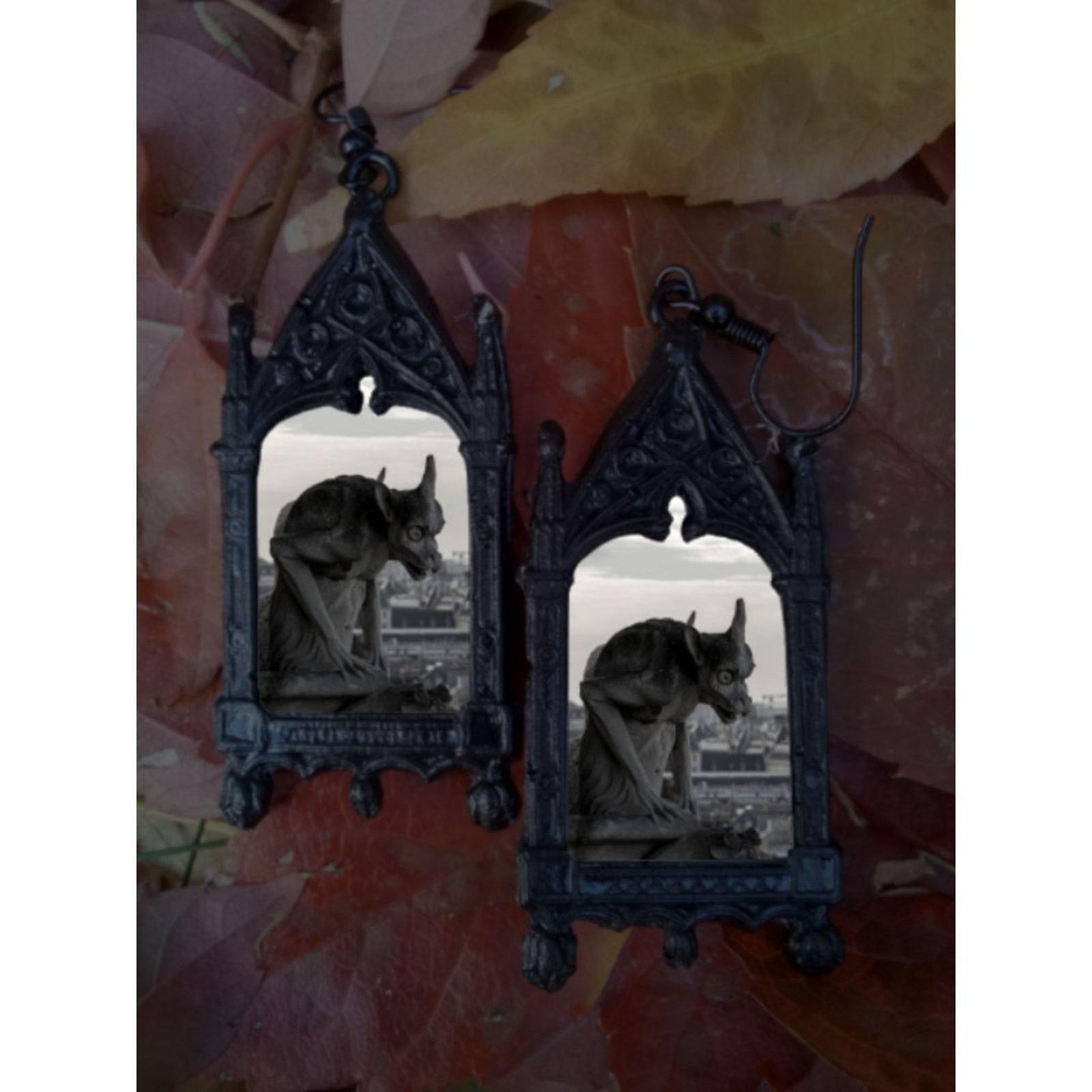 Other Oddities Earrings Strange Unusual Weird Gothic Gargoyles Size ONE SIZE - 1 Thumbnail