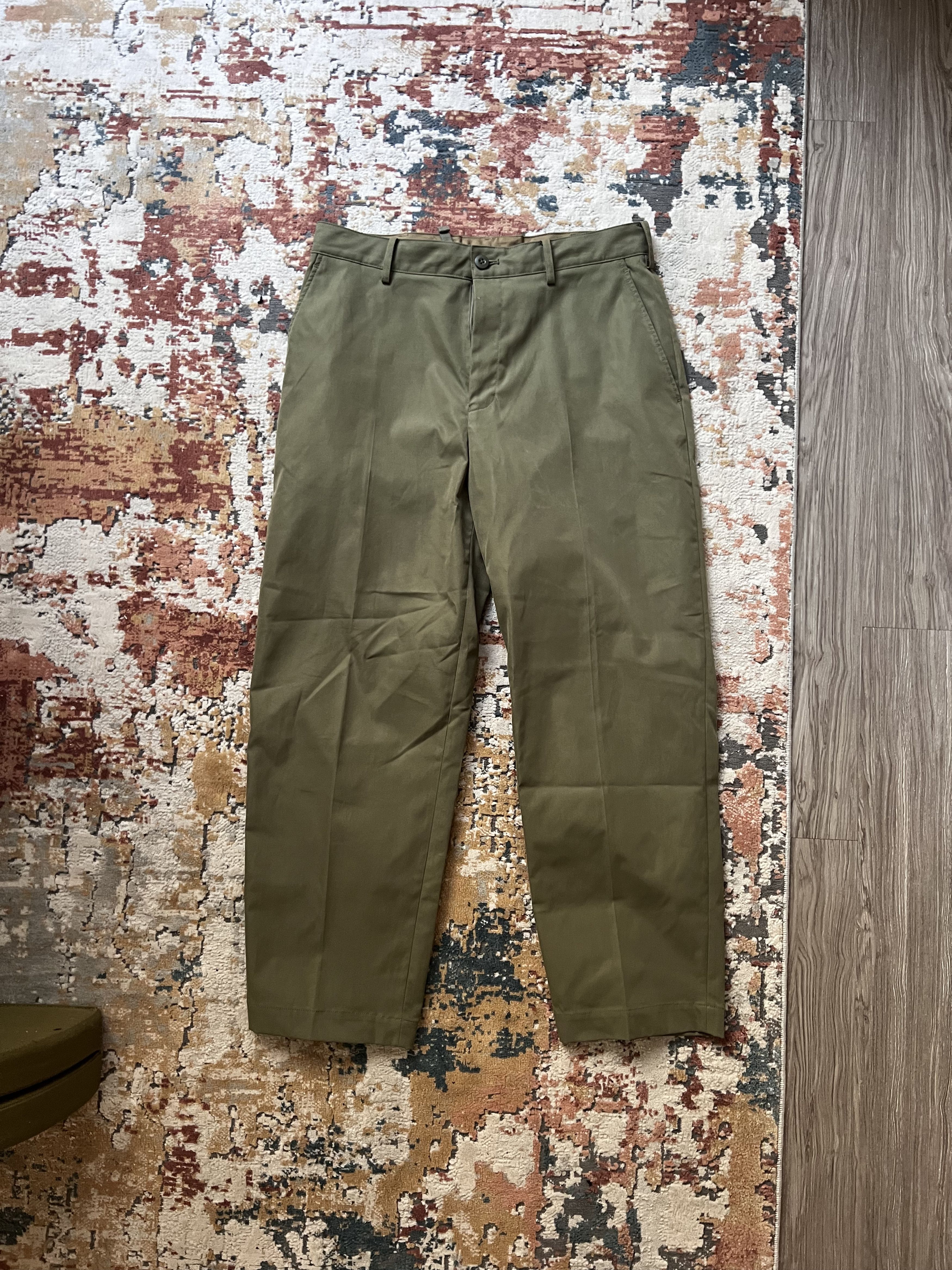 image of Beams Plus Beams Olive Trousers Size M / 33 - Nwot, Men's