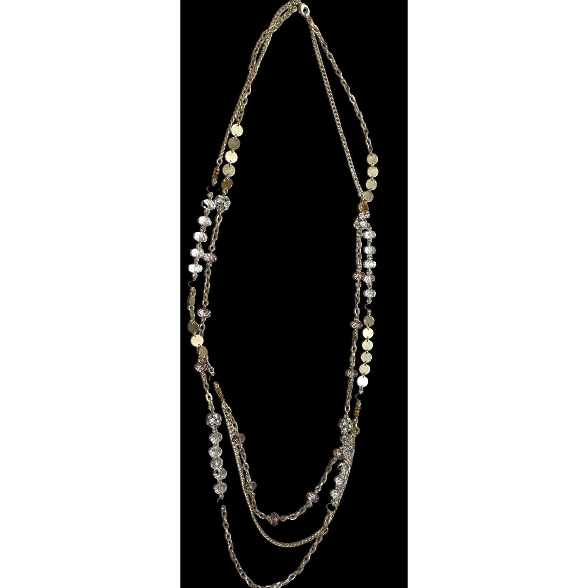 Other Y2K Gold Glam Multilayer Necklace Size ONE SIZE - 2 Thumbnail