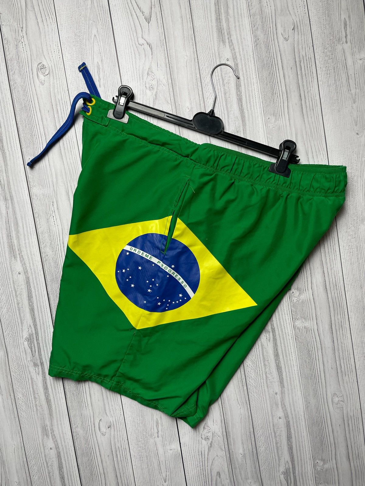 Vintage Brazil brasil vintage big logo shorts size xxl 38 Size US 38 / EU 54 - 5 Thumbnail