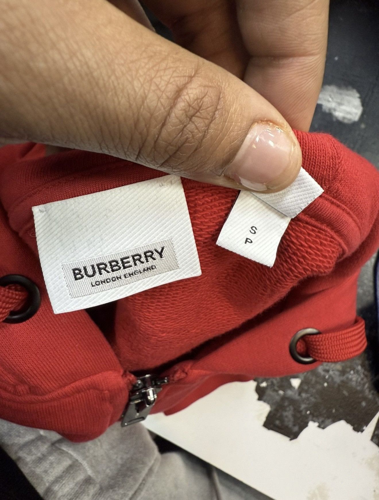 Burberry Burberry Red Zip Up Hoodie Size US S / EU 44-46 / 1 - 4 Thumbnail