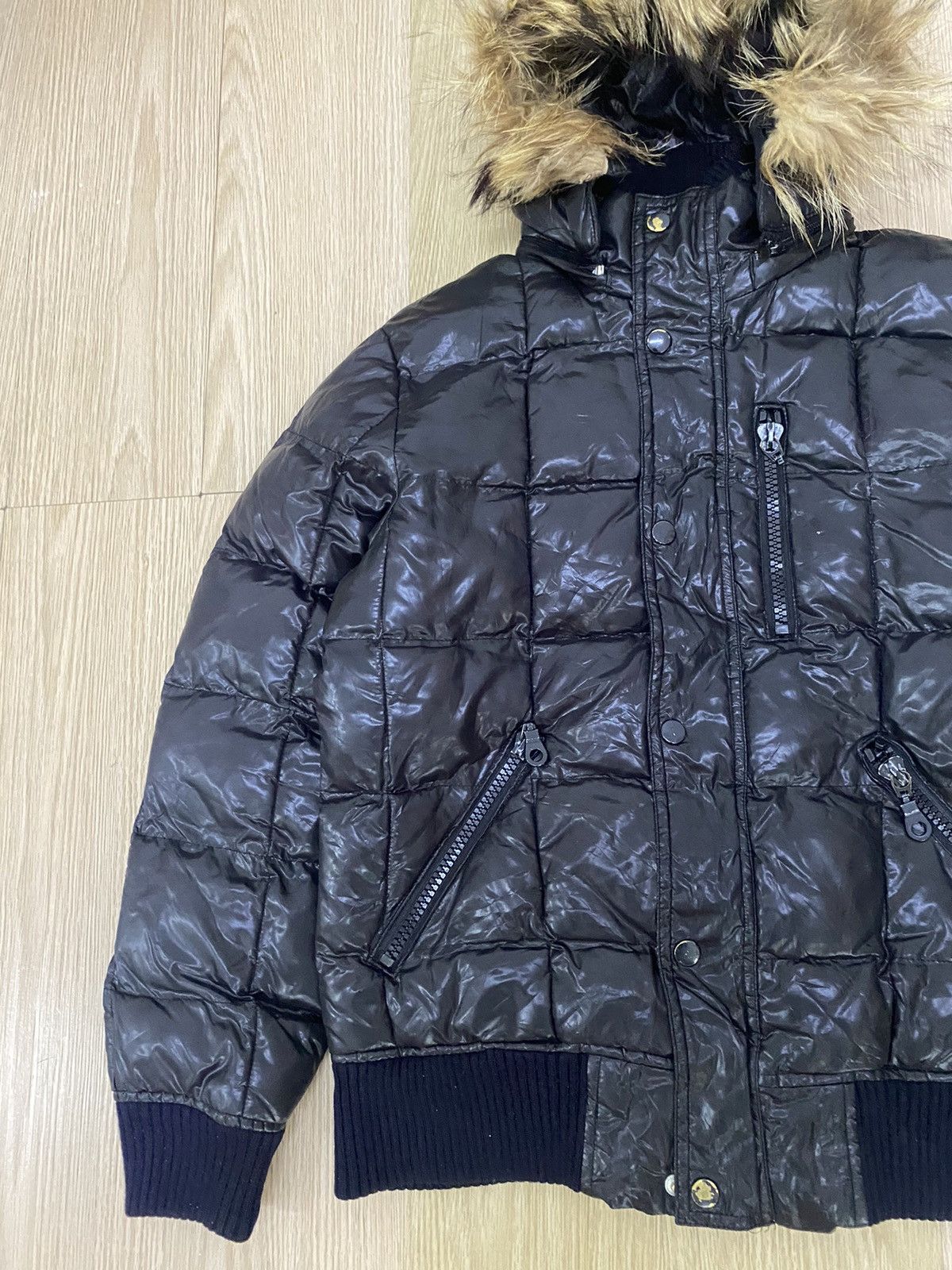 If Six Was Nine JAPANESE ARCHIVE Fur Black Puffer Jacket Size US M / EU 48-50 / 2 - 3 Thumbnail